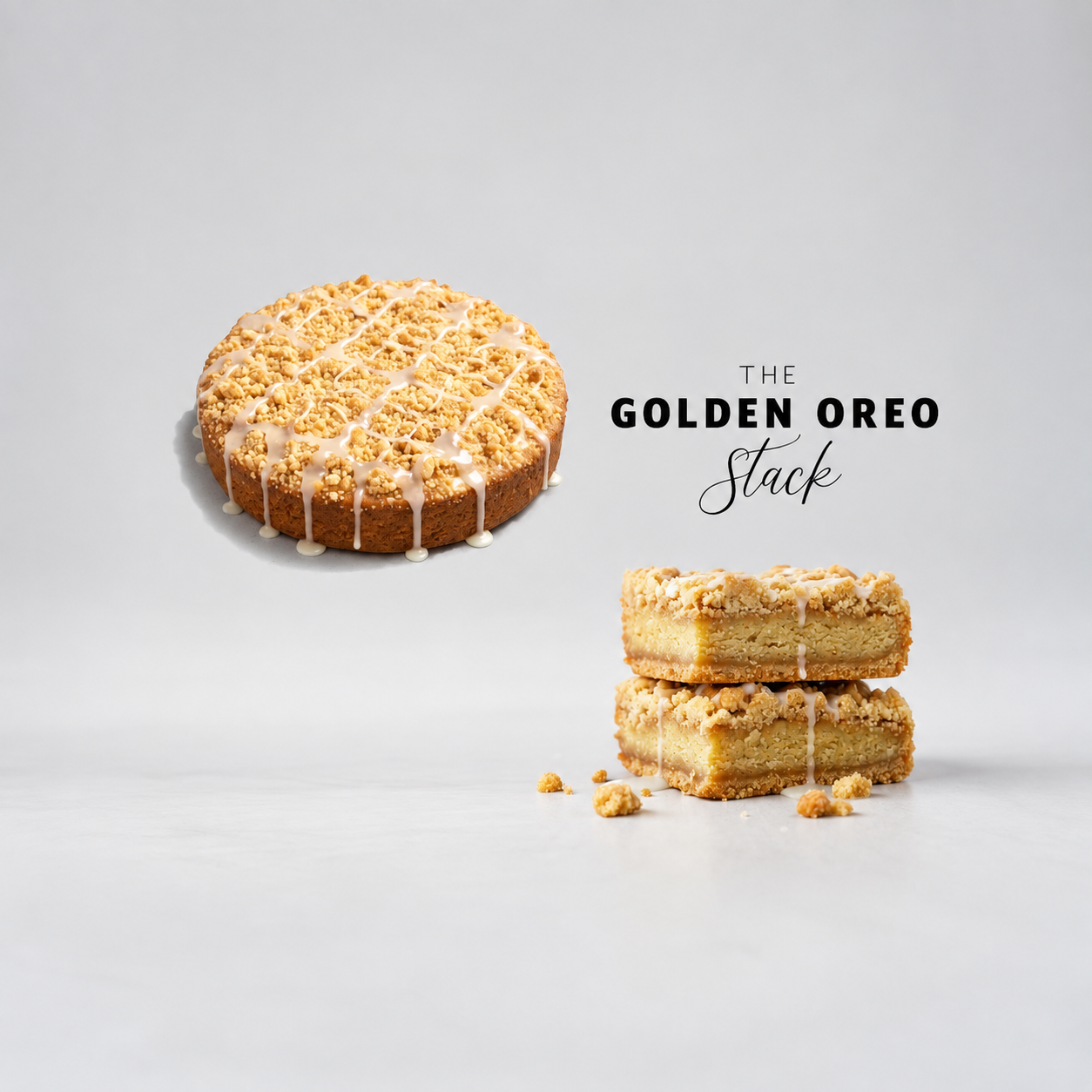 GOLDEN OREO STACK