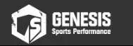 Genesis Sports Performance logo with a stylized G and S