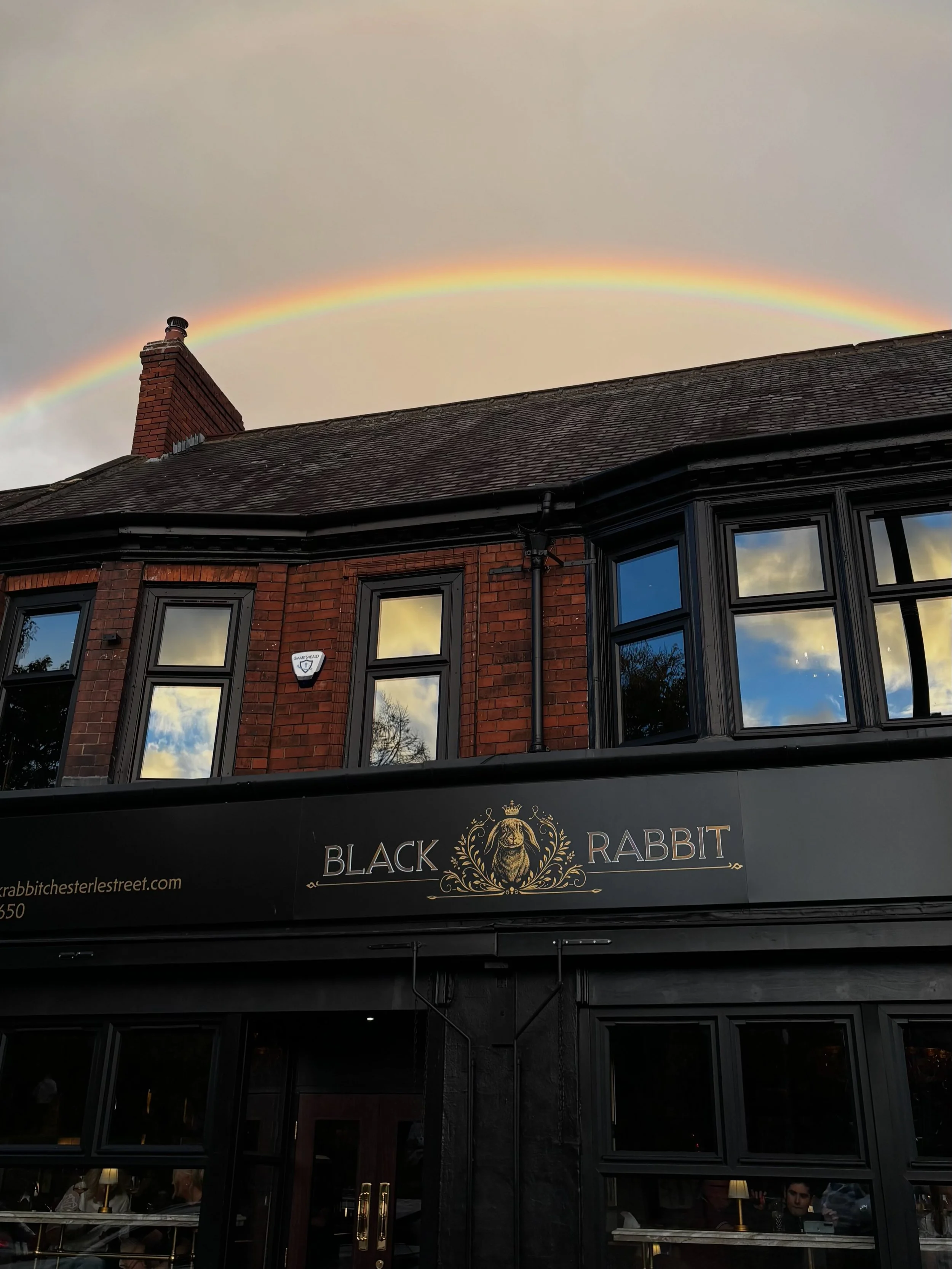 A little bit of magic above The Black Rabbit 🌈✨

Beautiful views, delicious food and drinks worth staying for 🥂🍴 Come and join us for a bite to eat, a drink with friends, or a little bit of both! 🤍