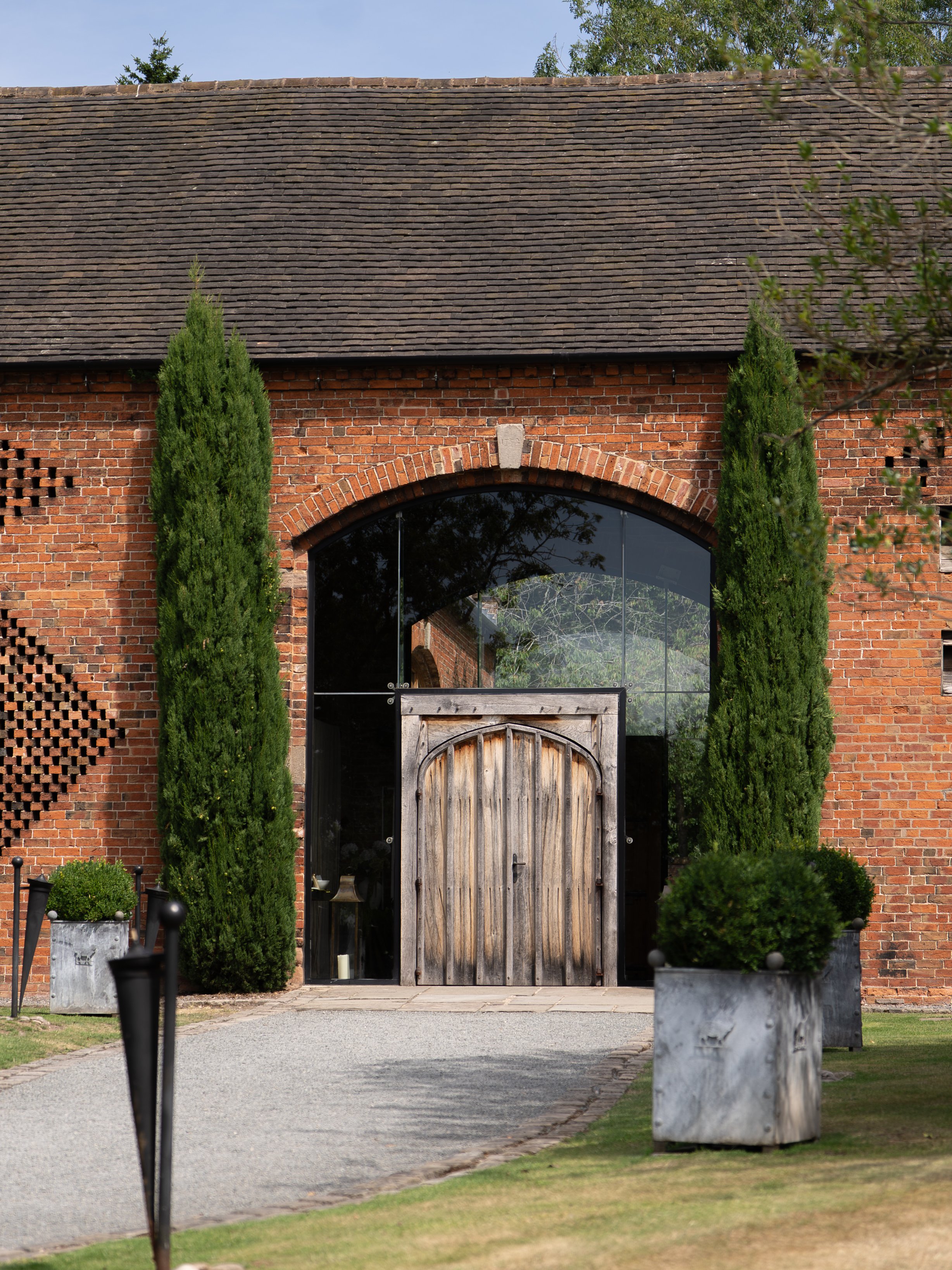 A photo taken by Willow Victoria Photography of Shustoke Barn a wedding venue.