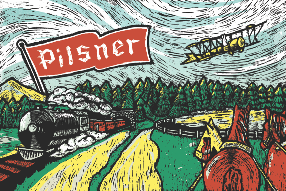 Custom Illustration for Pilsner
