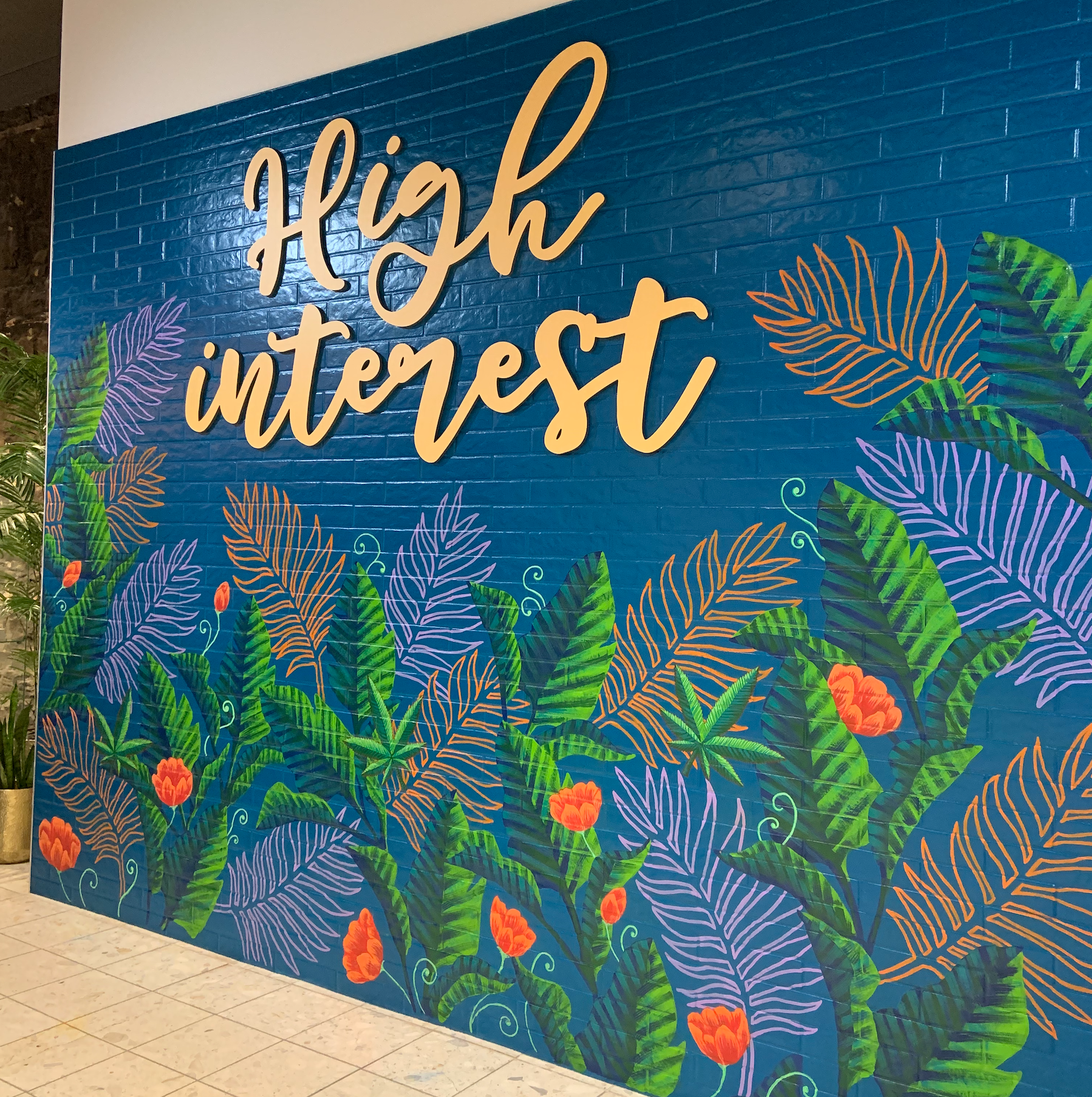Wall mural for FOUR20 Stephen Avenue location