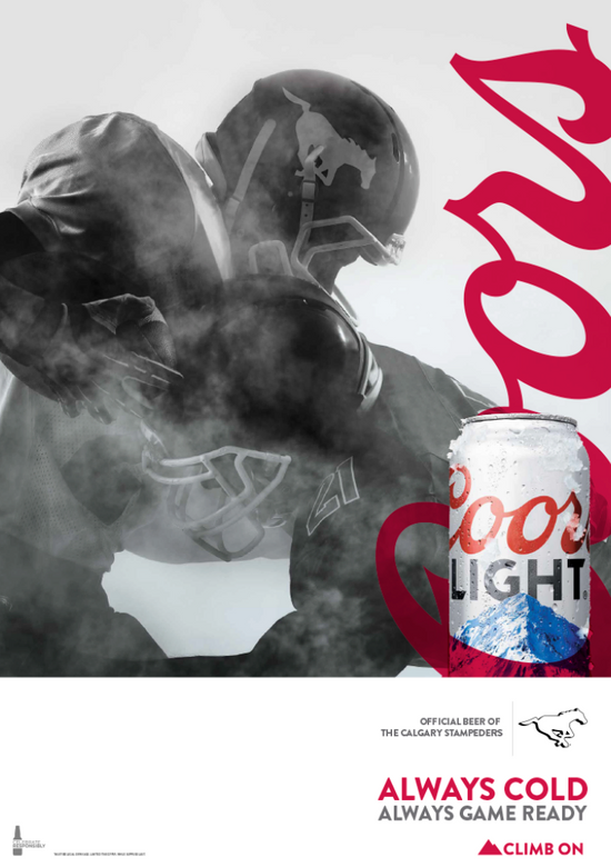 Role: Production design | Coors Light x Stampeders retail assets western Canada