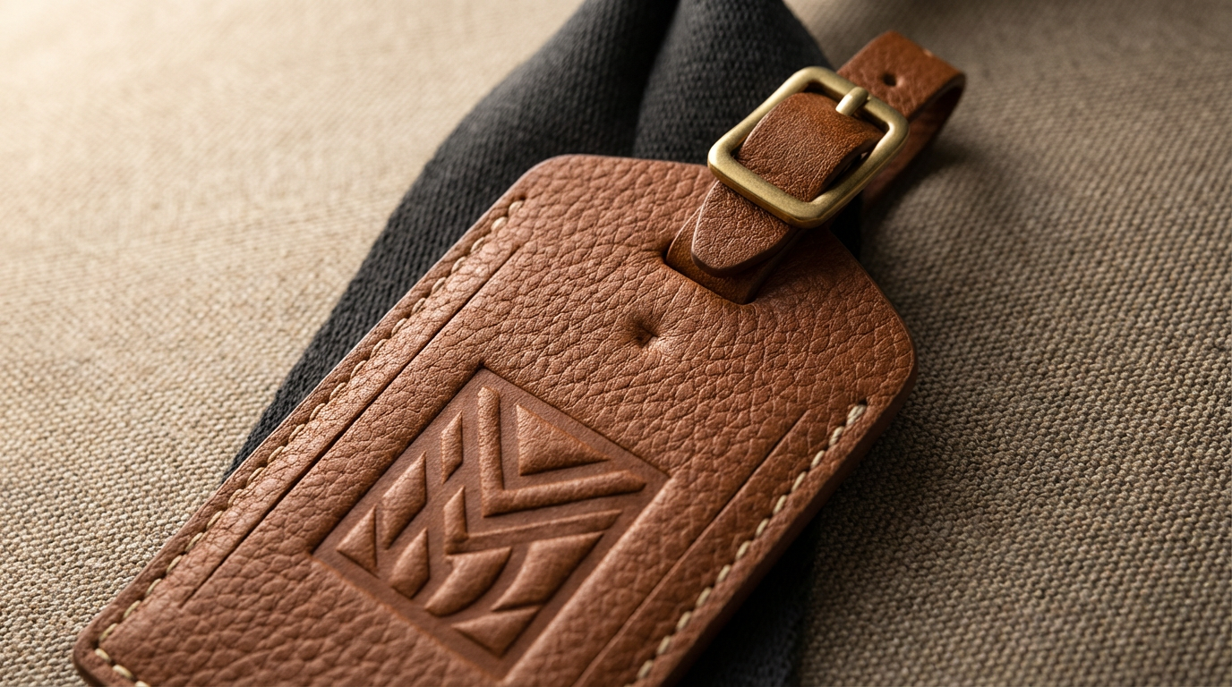Leather Luggage Tag
