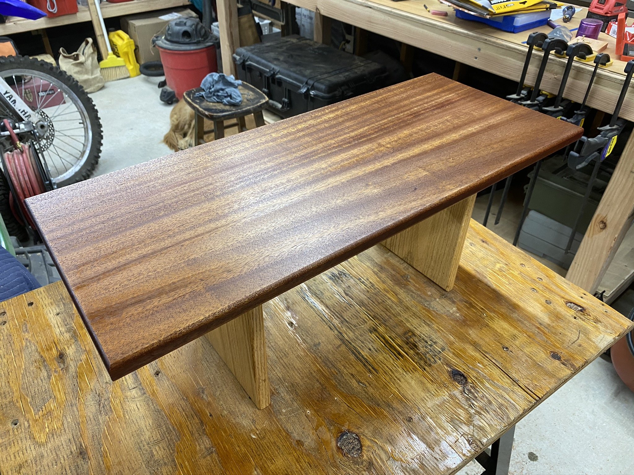 mohagany and redoak mini table.JPEG