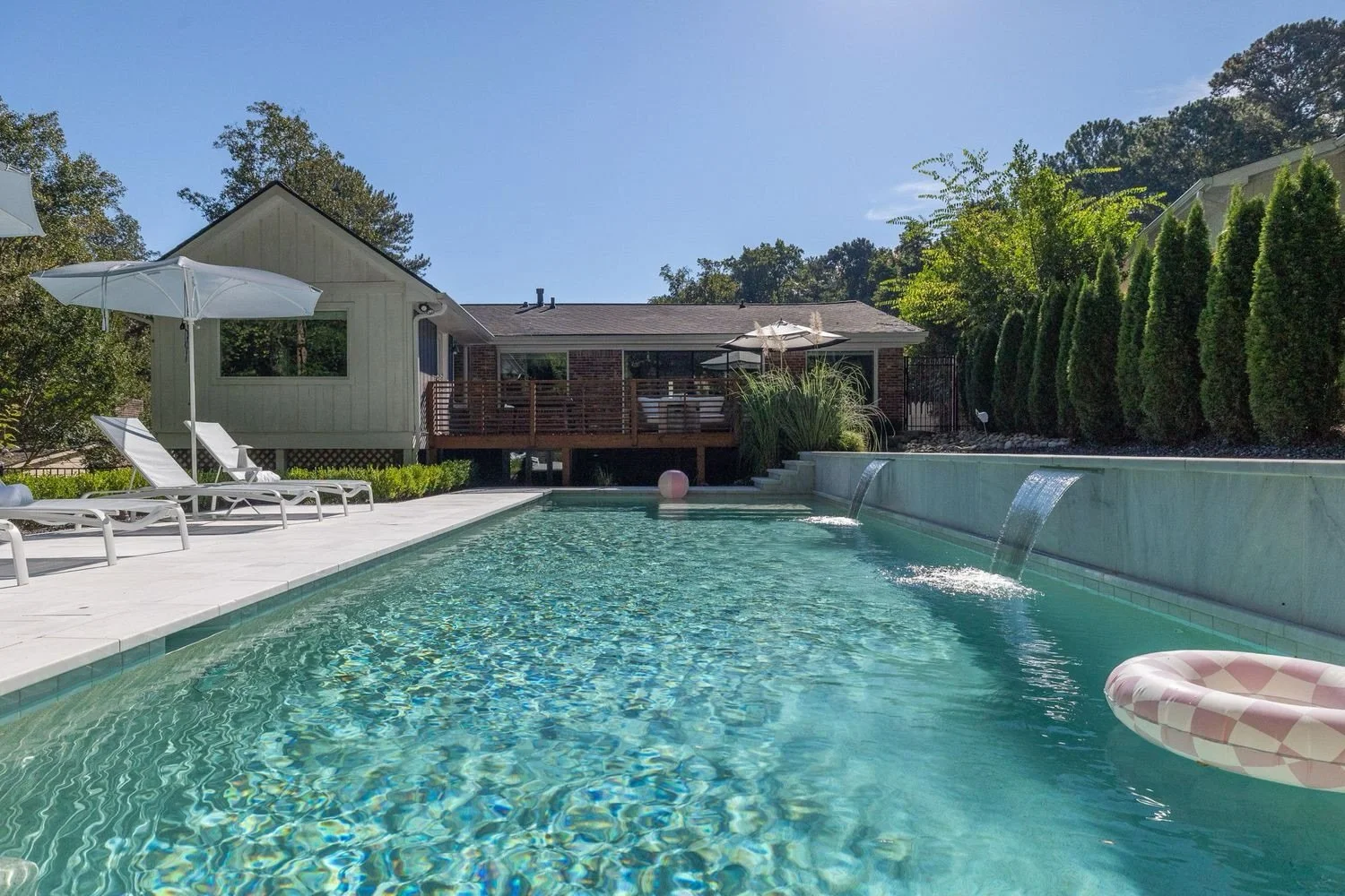 COMING SOON | A beautifully renovated home tucked between Brookhaven and North Druid Hills, with designer finishes throughout and a backyard that feels like your own private resort.

🏝️ Heated saltwater pool with double waterfalls, sun shelf + marbl