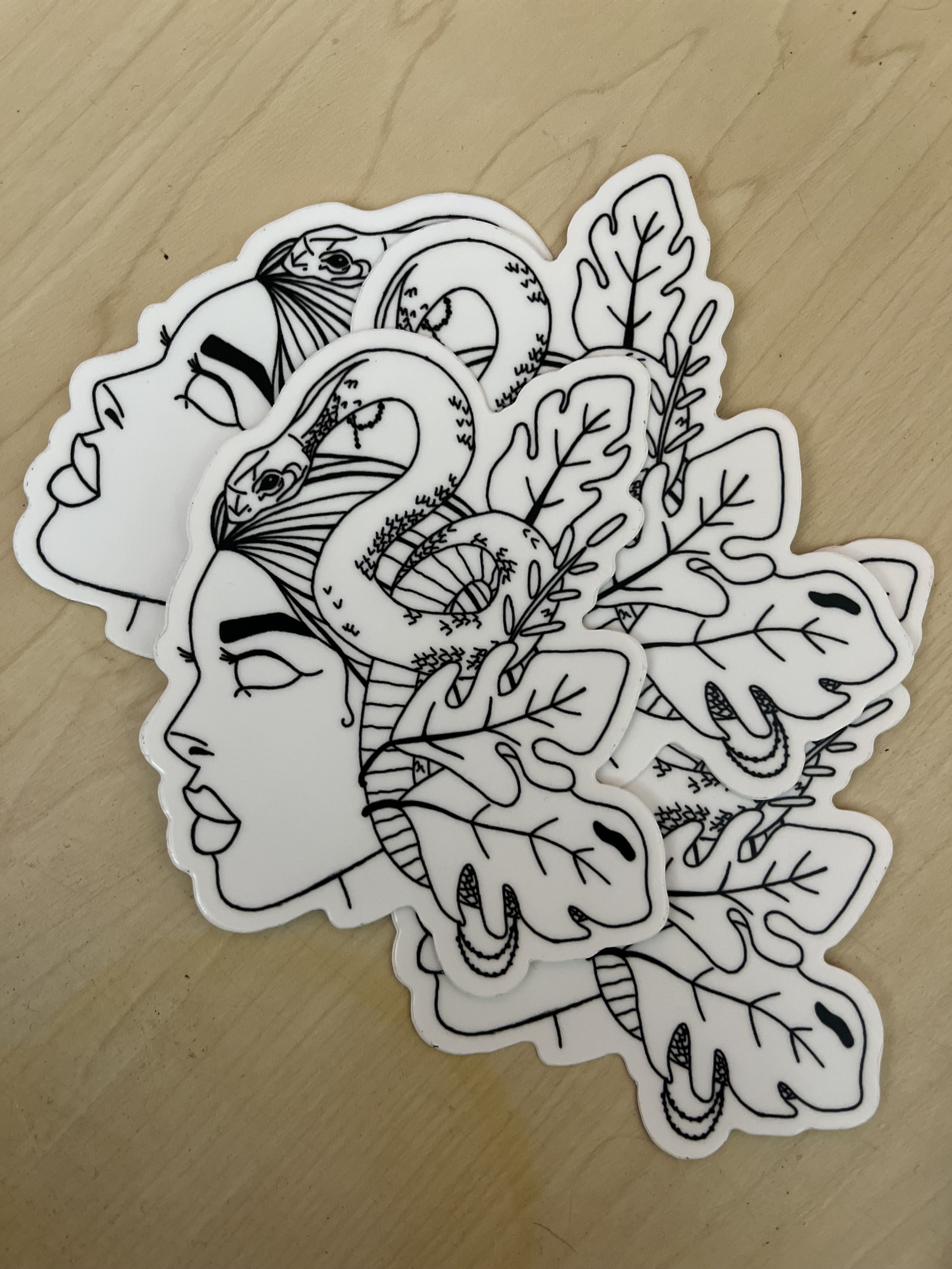 Lady Snake Single Sticker