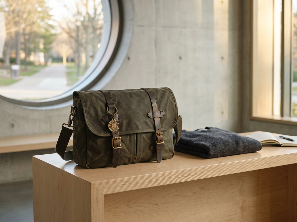 Waxed Canvas Satchel