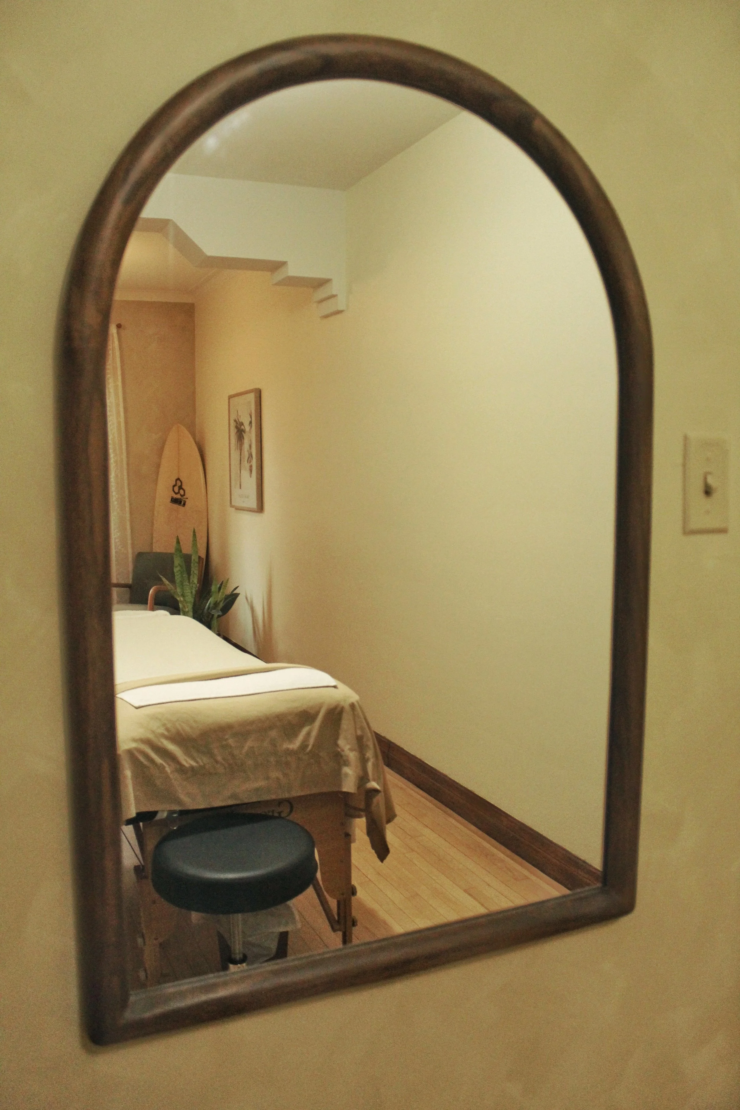 Salle de soins relaxante chez Kyma Facial Care.