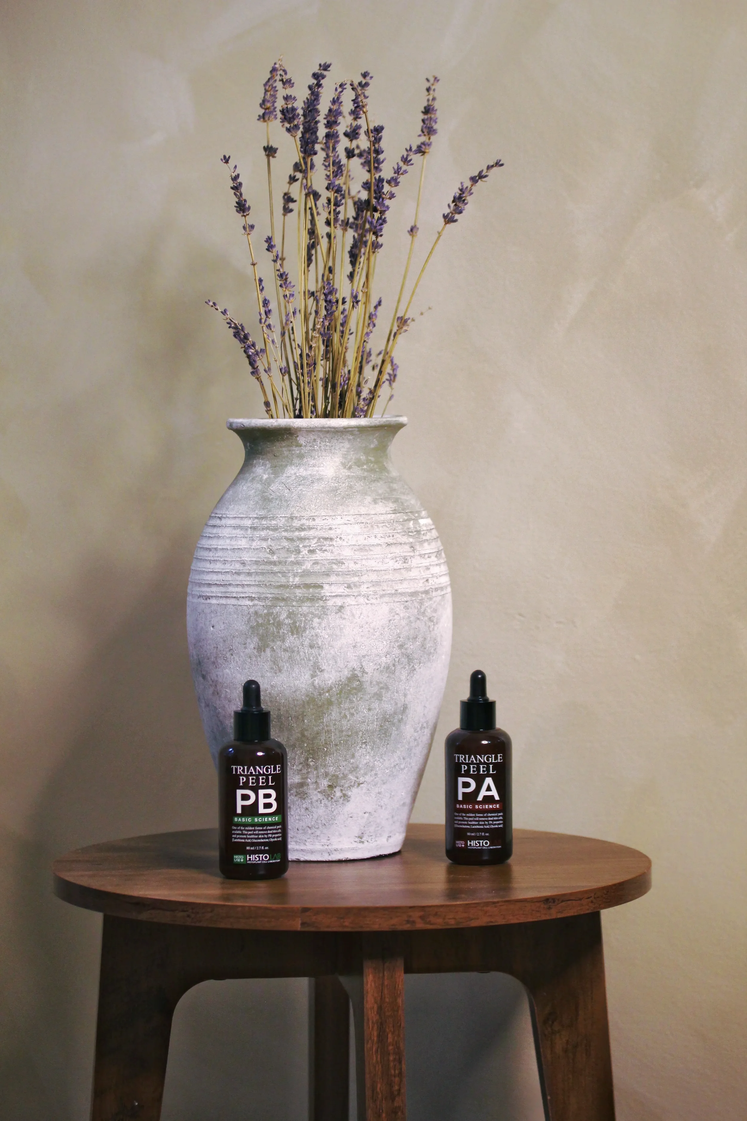 Professional Triangle Peel skincare products at Kyma Facial Care.