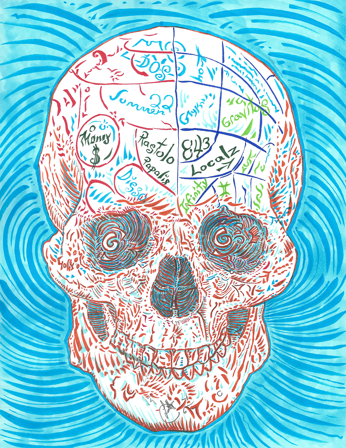 Lü†ha • Skull • 8722