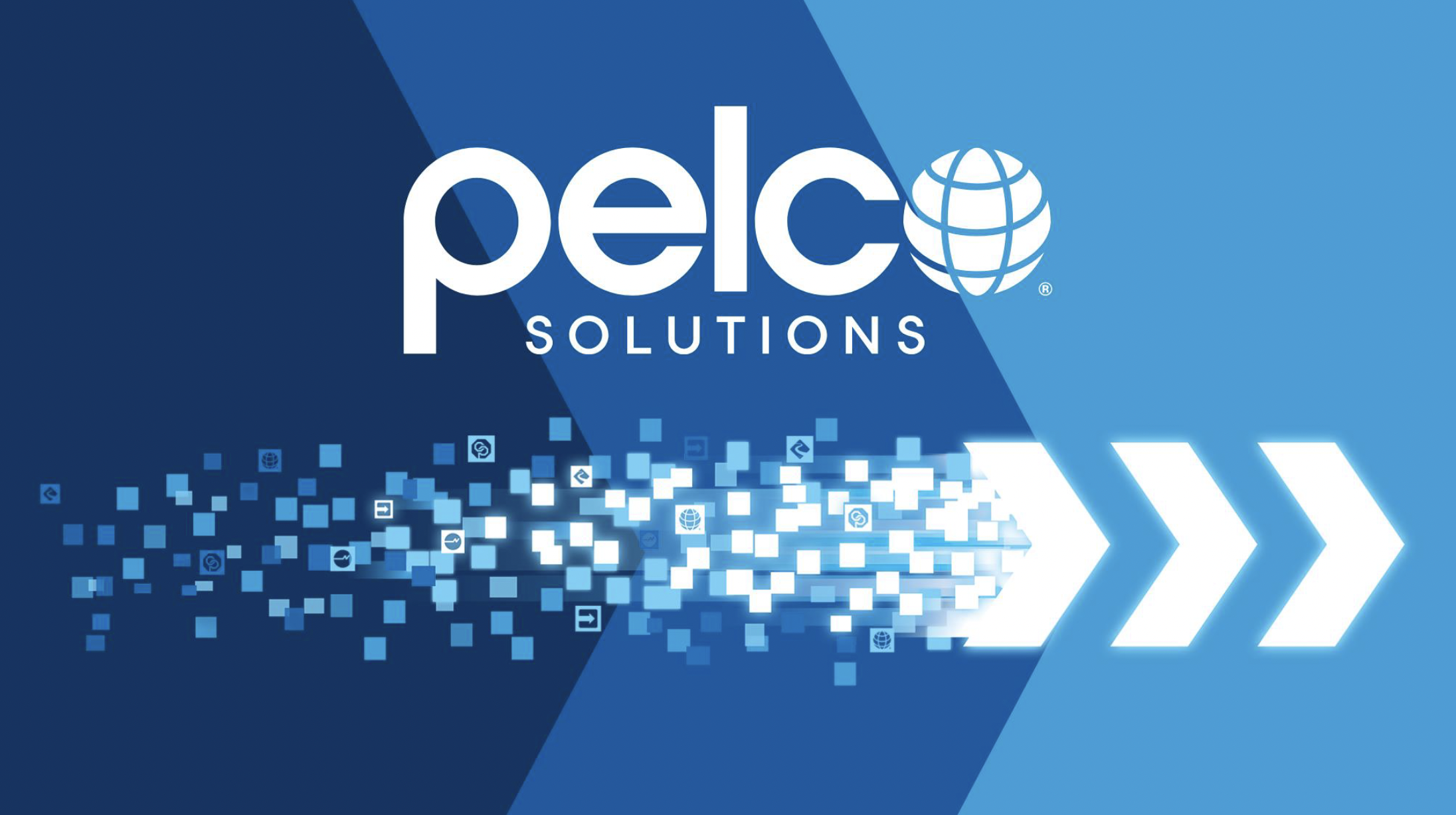 Pelco Solutions "chevron comet"