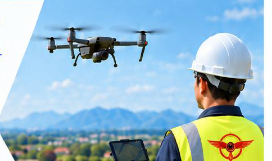 Training partner: Drone operator flying a survey drone