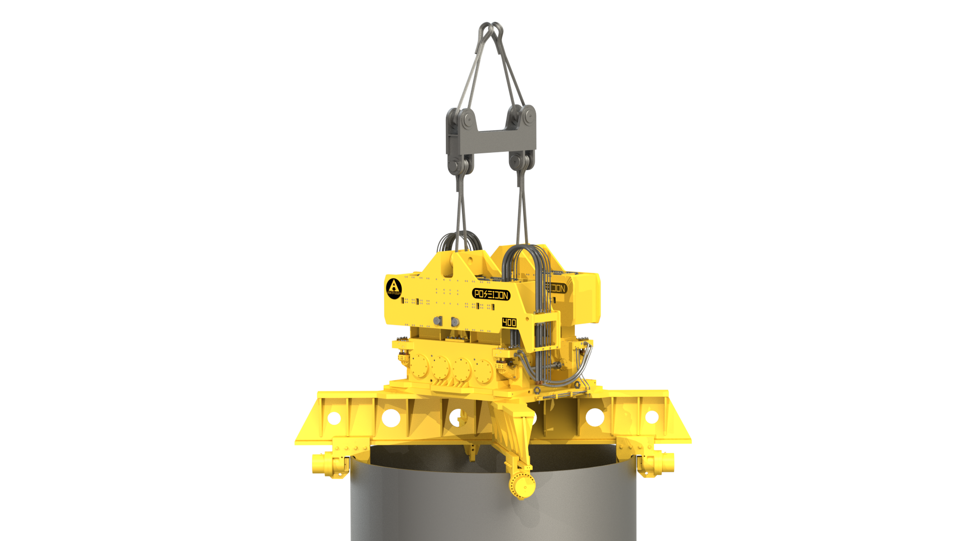 Tandem 400 Quad Beam on 5500mm Caisson - Close Up.png