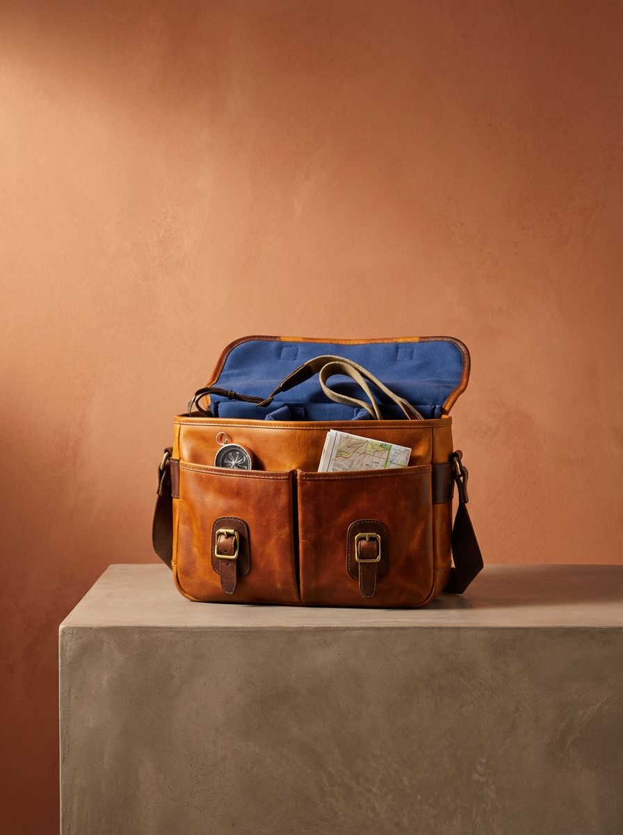 Leather Camera Bag