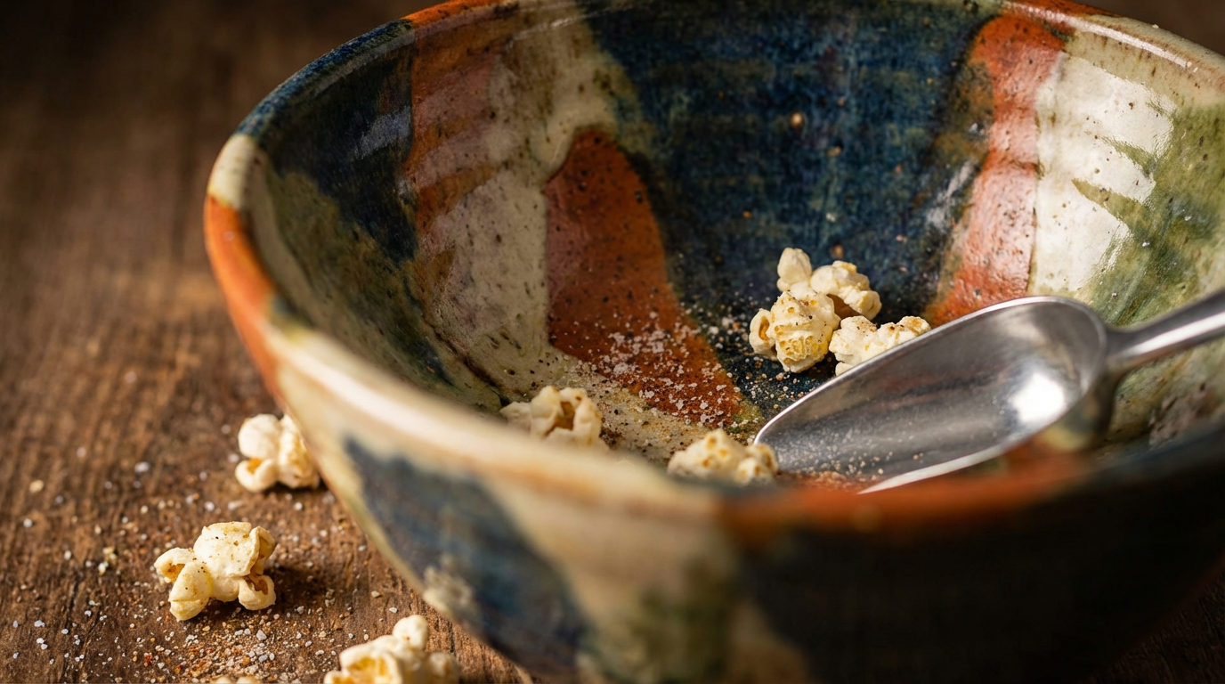 Ceramic Popcorn Bowl
