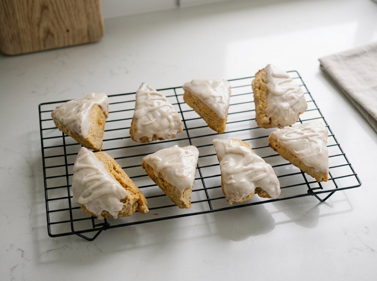Brown Butter Carrot Cake Scones