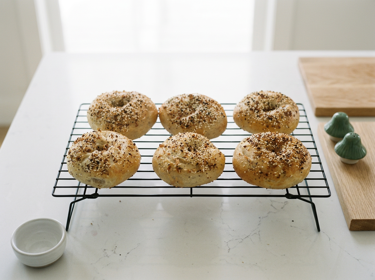 Sourdough Bagels