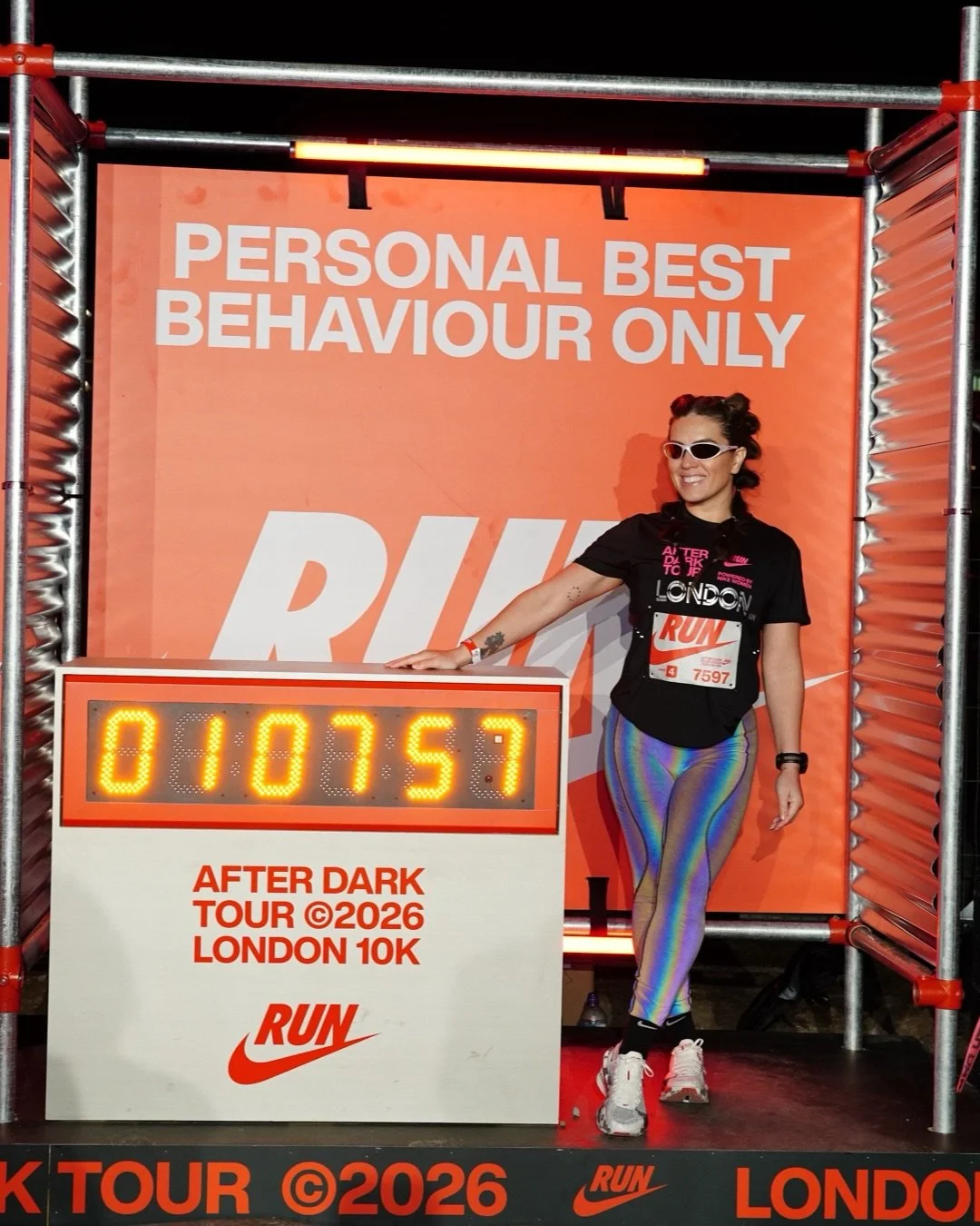 About last night with @nikerunning &amp; @nikelondon. 🌙✈️

Fly 10hrs to run 10k&hellip;.

The first of three stops on my #NikeAfterDarkTour2026, and London did NOT disappoint.

What an incredible night of energy, excitement &amp; women coming togeth