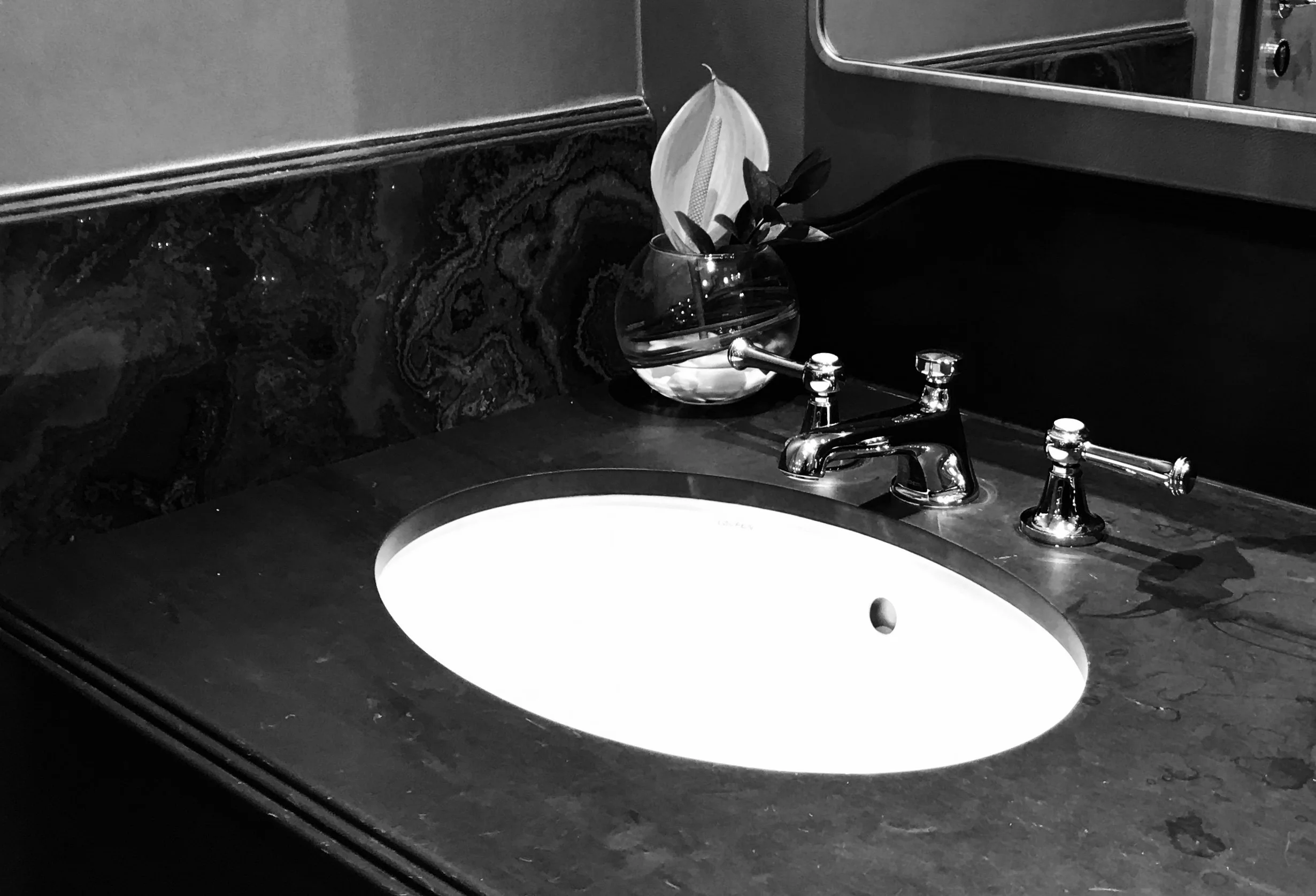 A bathroom faucets collection Agora' by Zucchetti in Hotel Bristol in Warsaw.