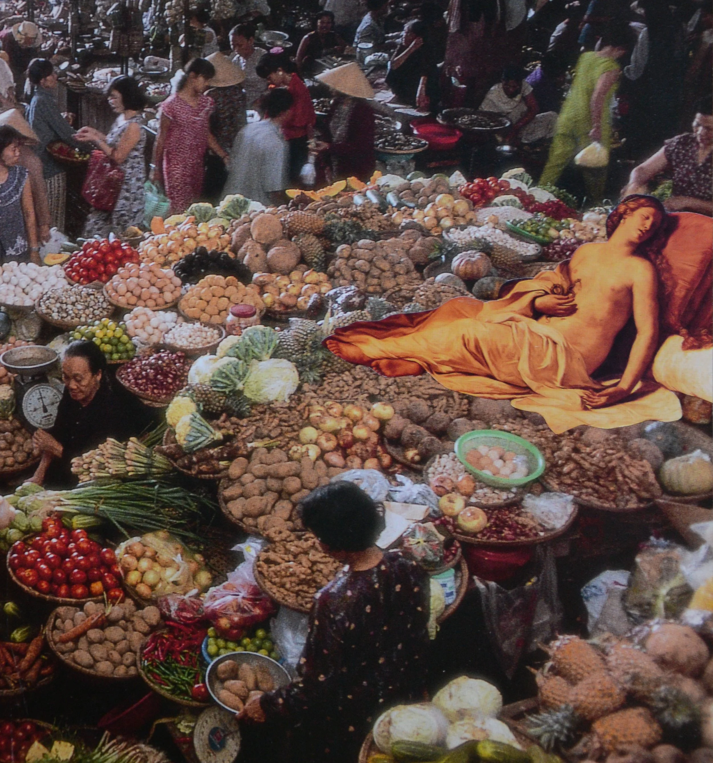 MARKET MARY Mary travels decades to lay and rest in sprawling Asia soaking up its colors and flavors. 22 x 20.5 40 x 45 2018.jpg