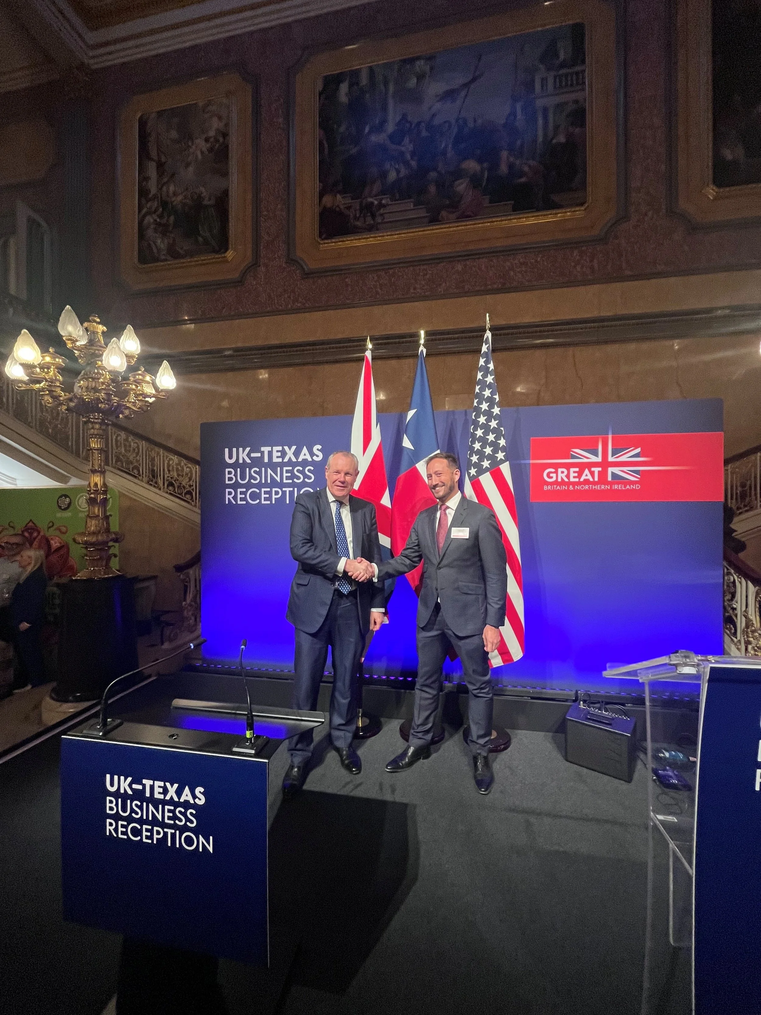 UK Business Trade Reception