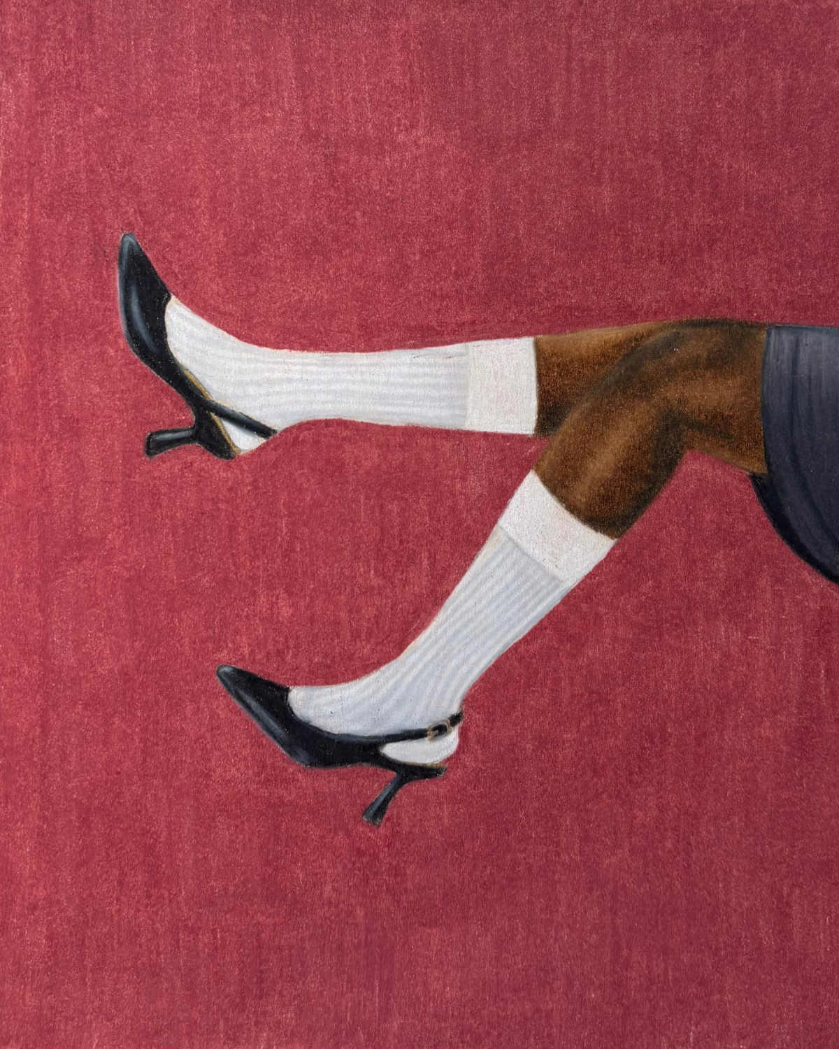 Heels and Socks Print