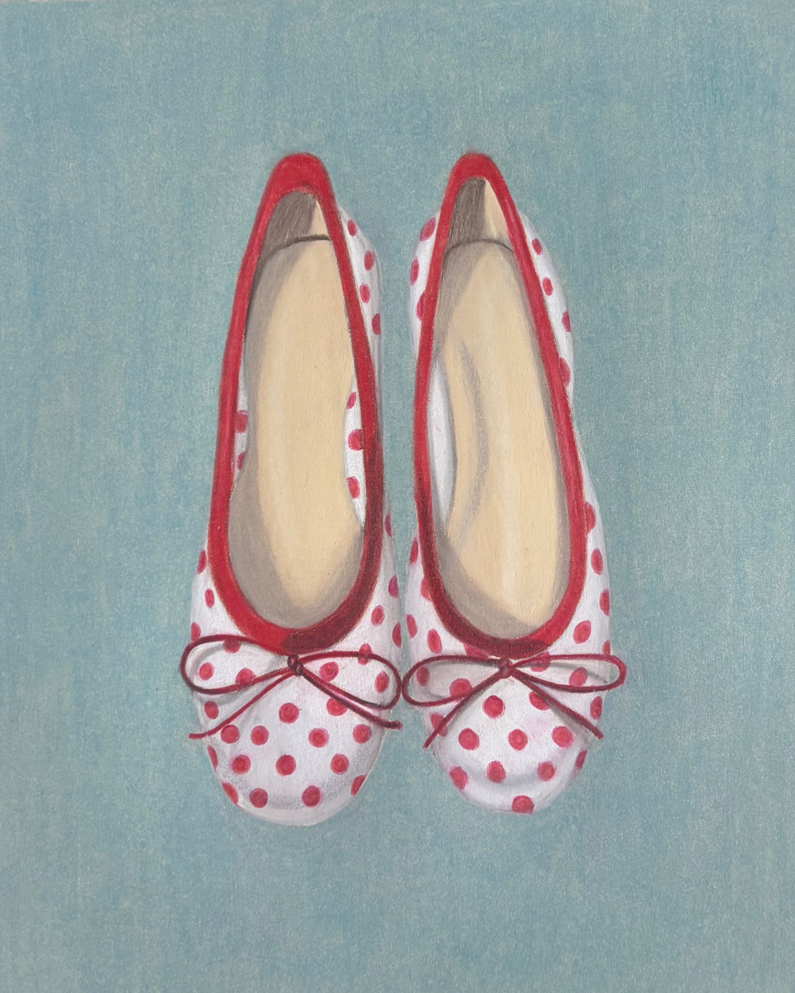 Polkadot Flats Print