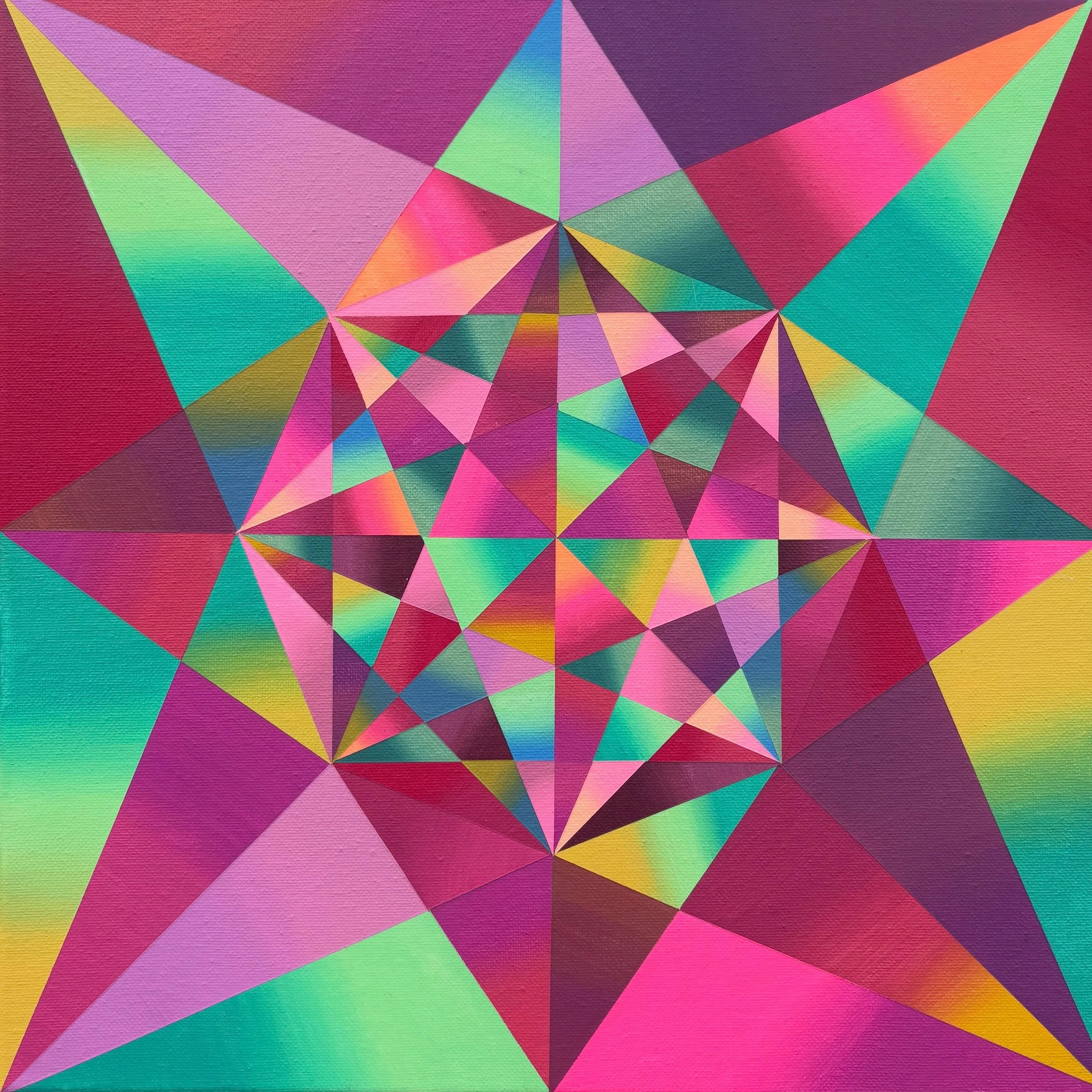 Prism No. 3 #geometric, #geometricdesign, #art, #artist, #artwork