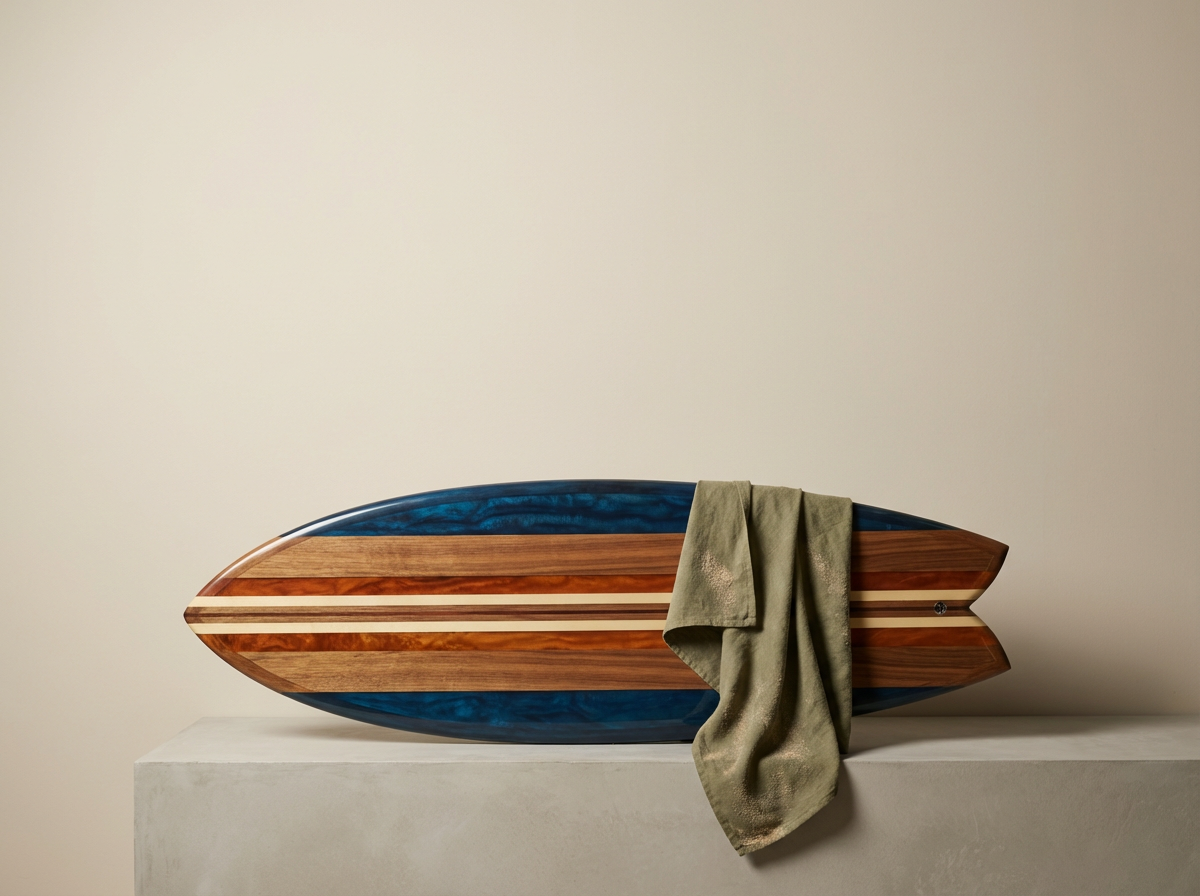 Retro Fish Surfboard