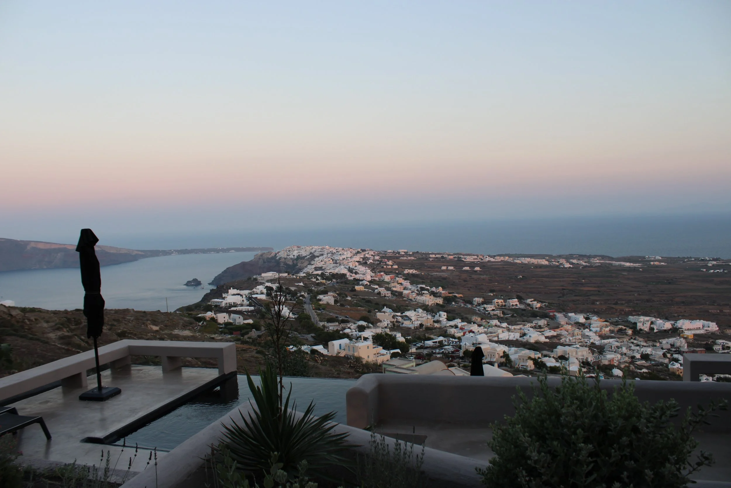 View from Nimbus Hotel Room 1 - Santorini