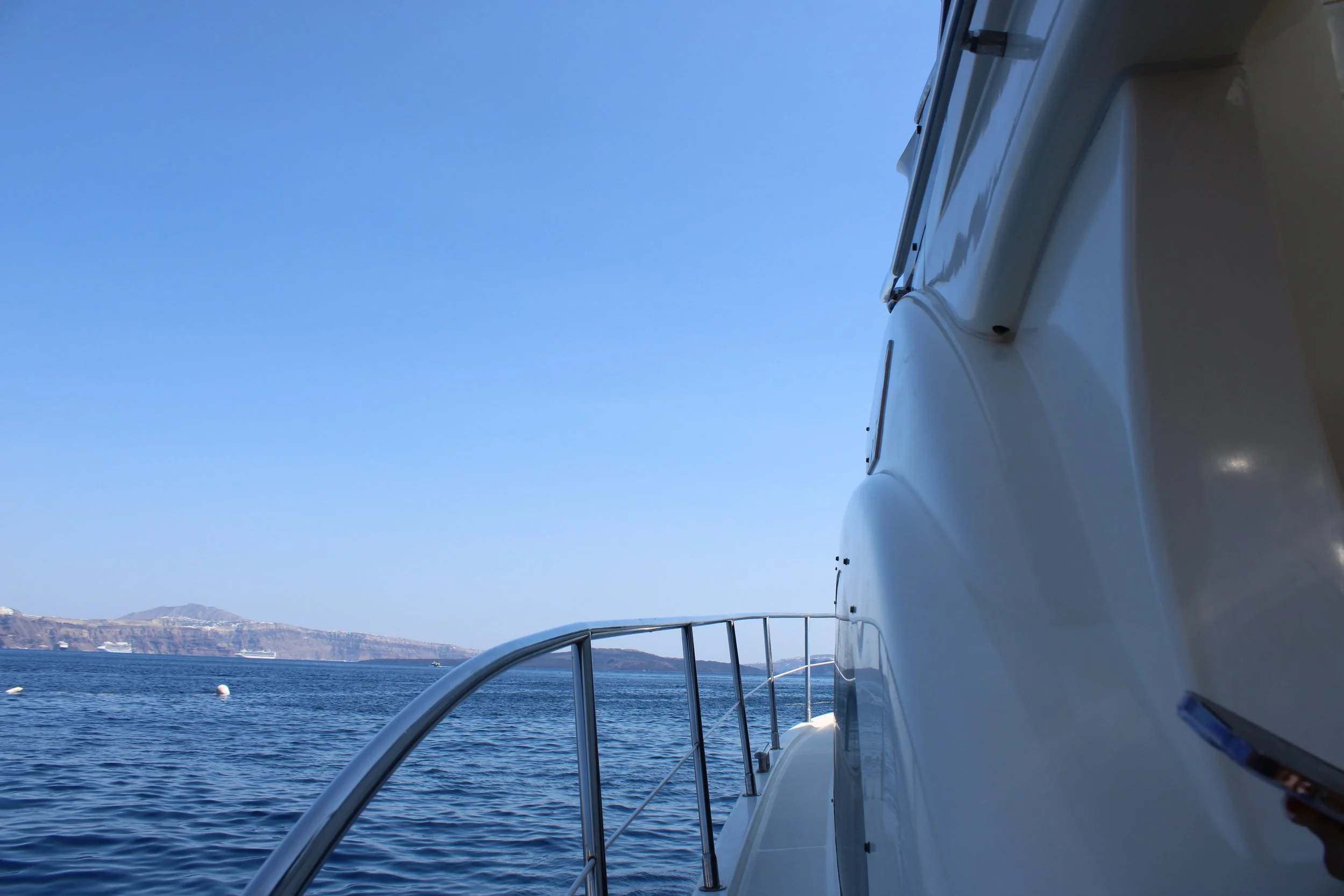 Yacht - Santorini, Greece