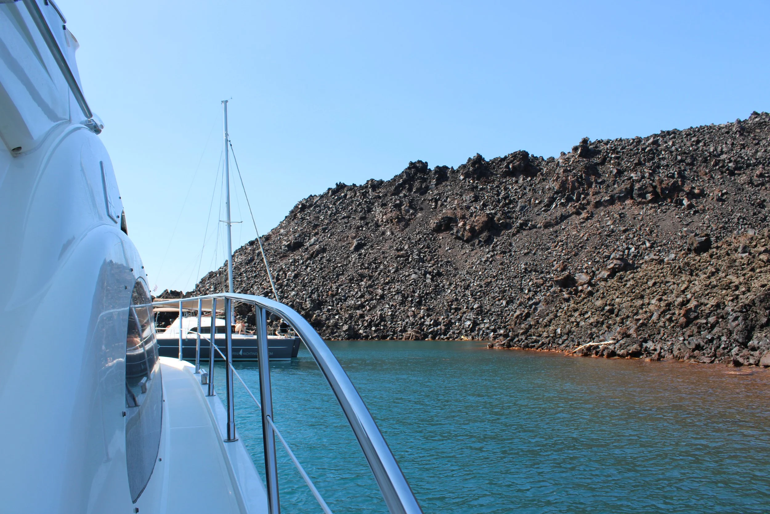 Yacht - Santorini, Greece