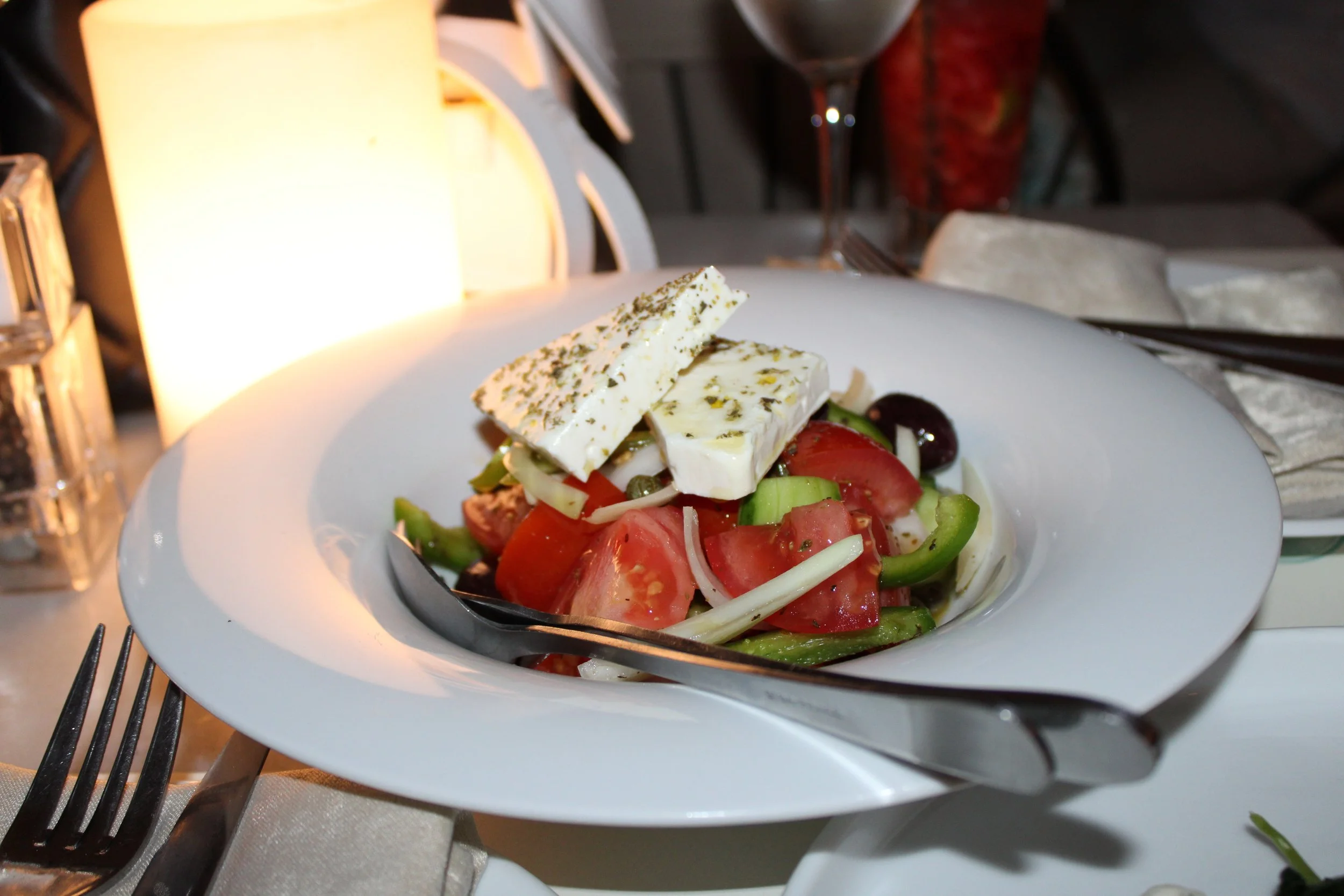 Greek Salad - Santorini, Greece