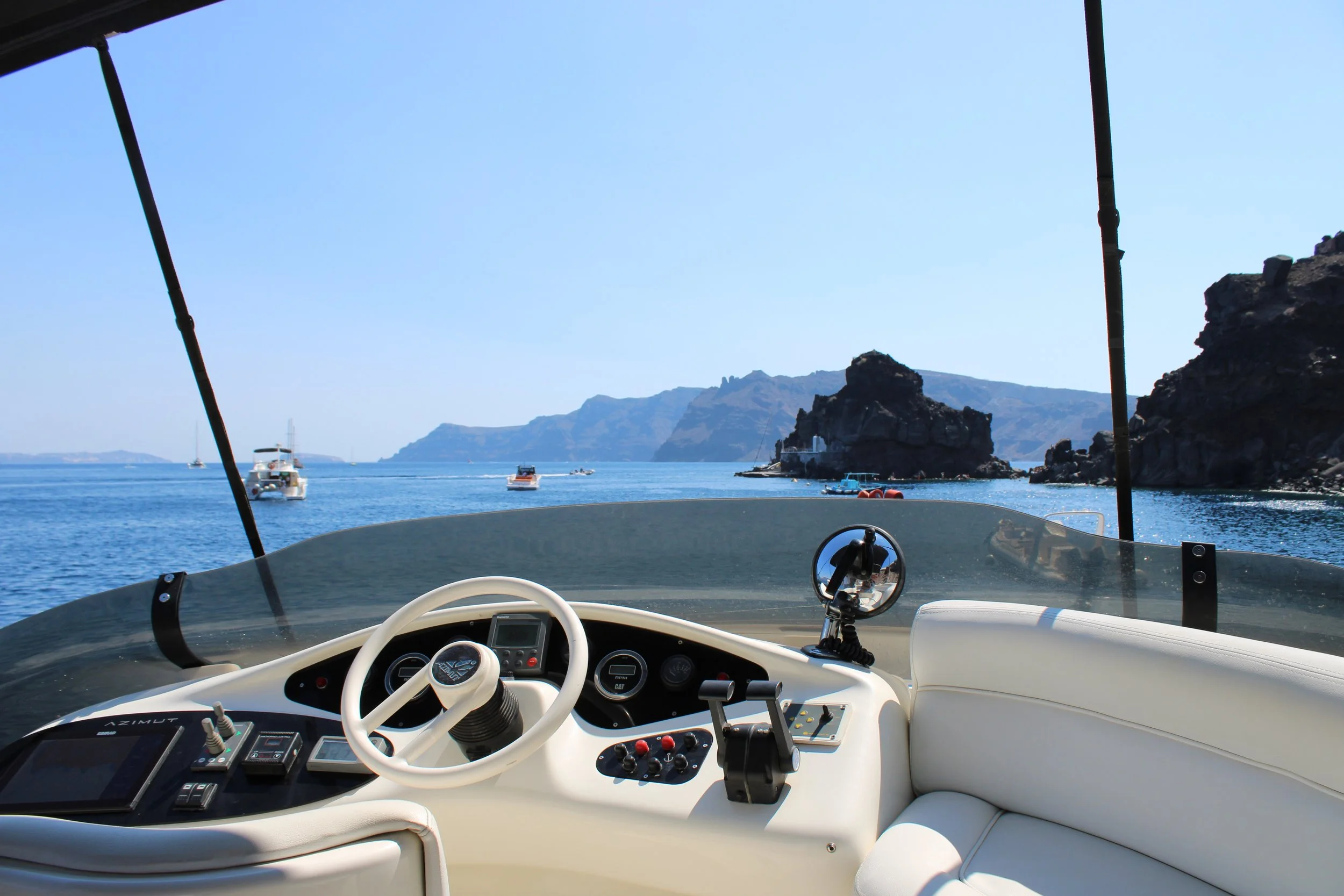 Yacht - Santorini, Greece