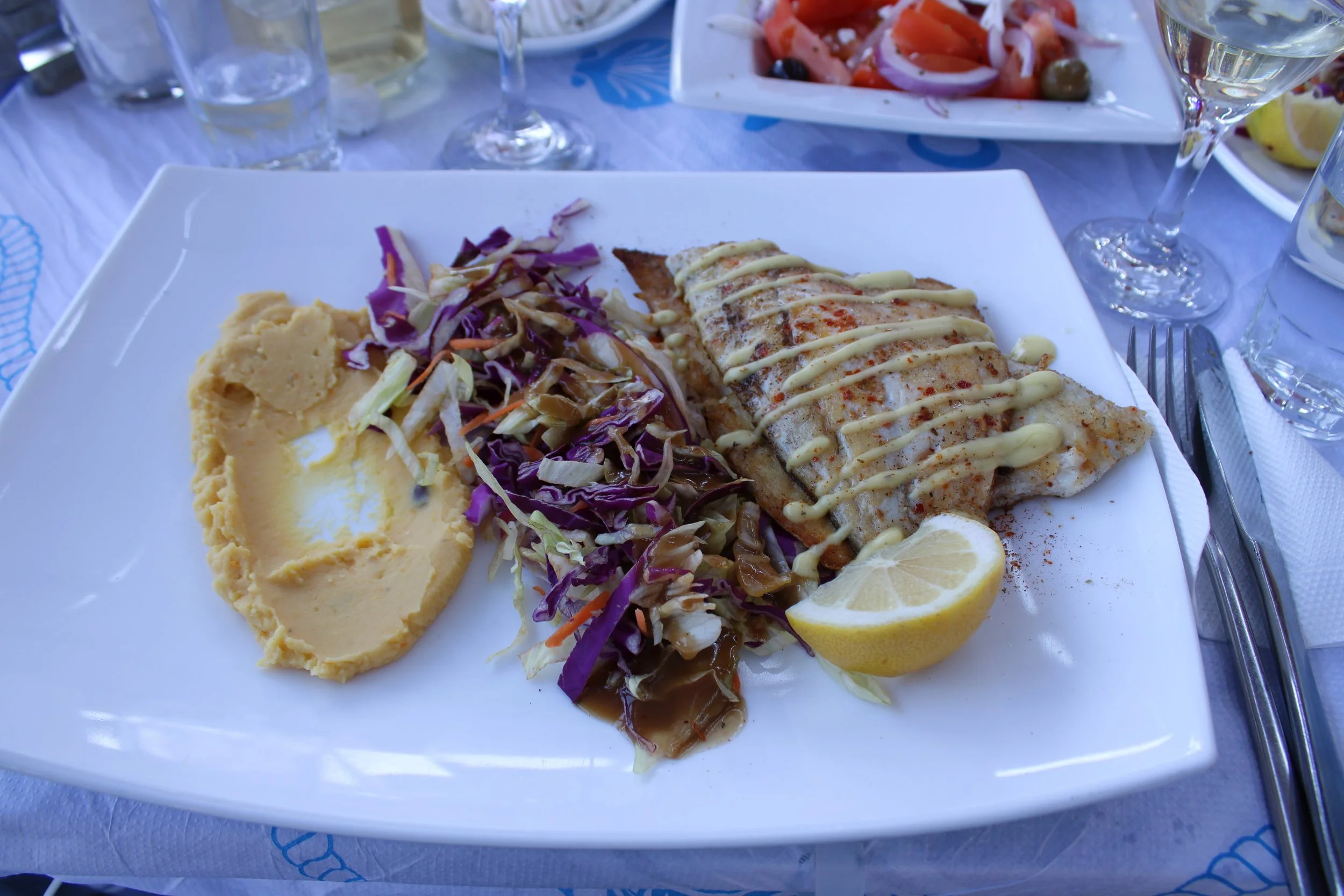White Fish - Santorini, Greece