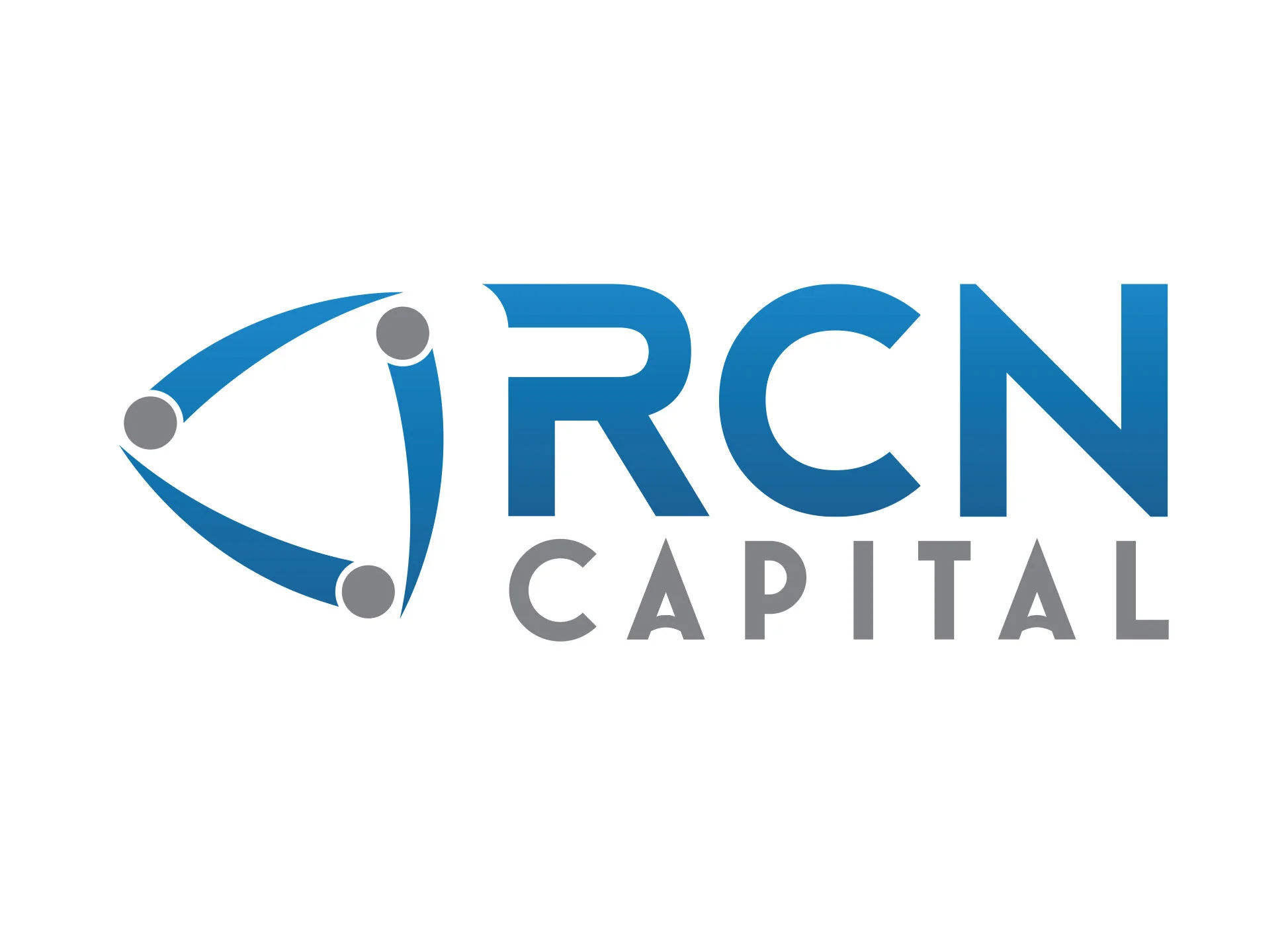 Logo of RCN Capital, featuring stylized blue and gray interconnected nodes forming a circle, with the text 'IRCN Capital' in bold blue and gray letters.
