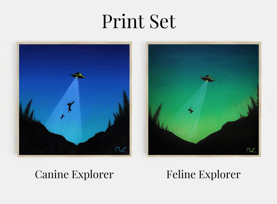 "Feline Explorer" + "Canine Explorer" Print Set!