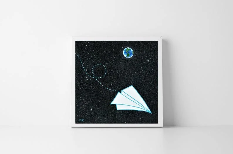 "Space Flight" Art Prints