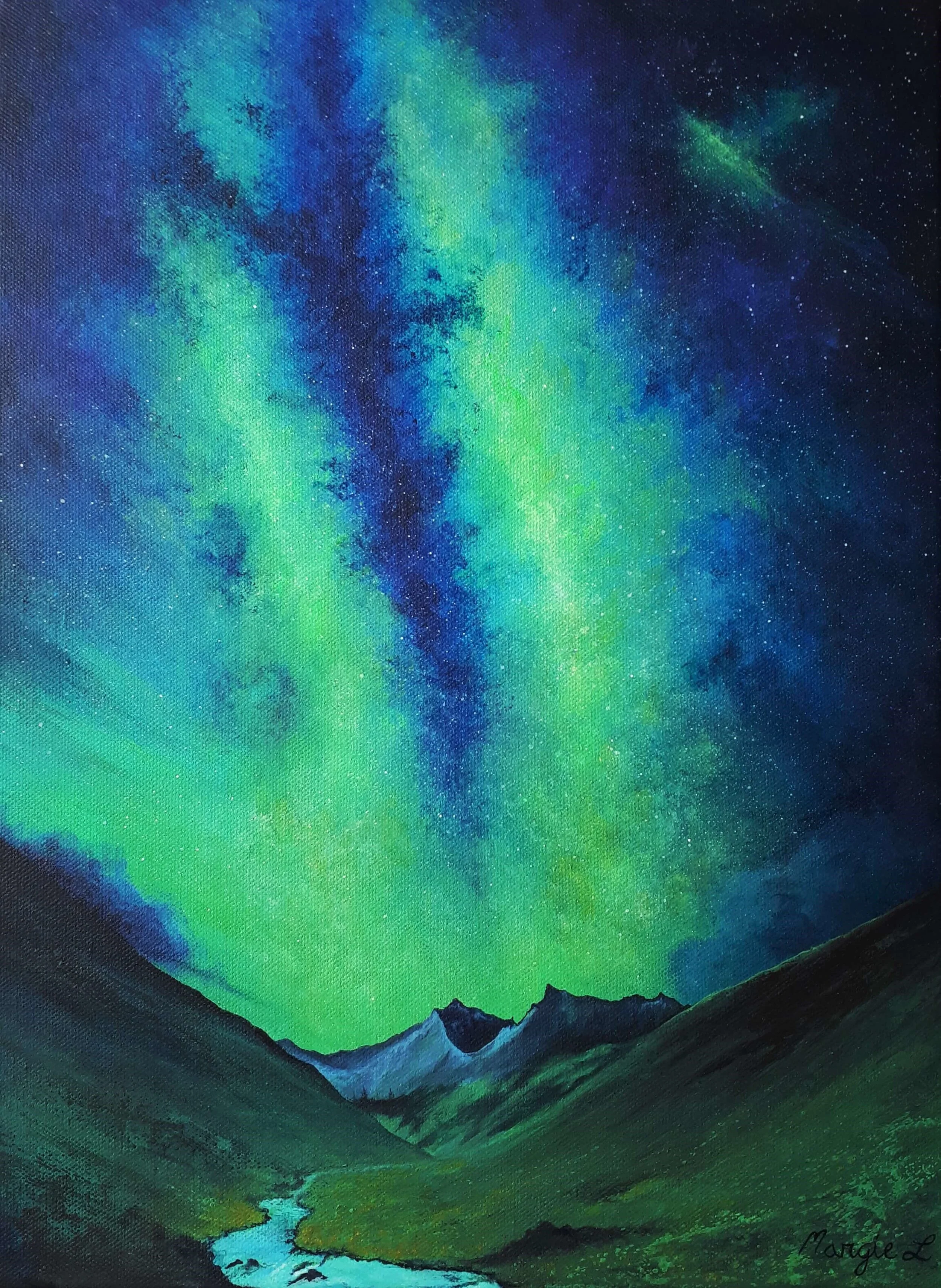 “Starlights” Acrylic, 2019