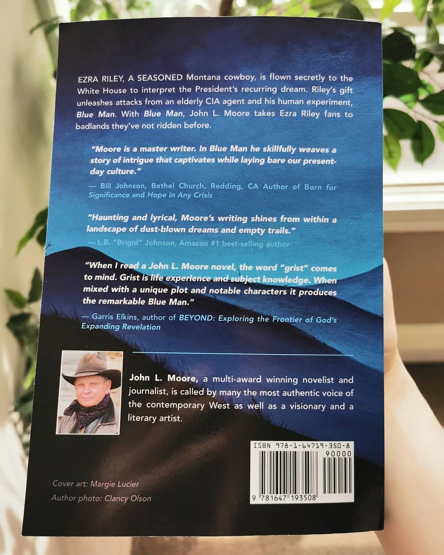 Backside of the book