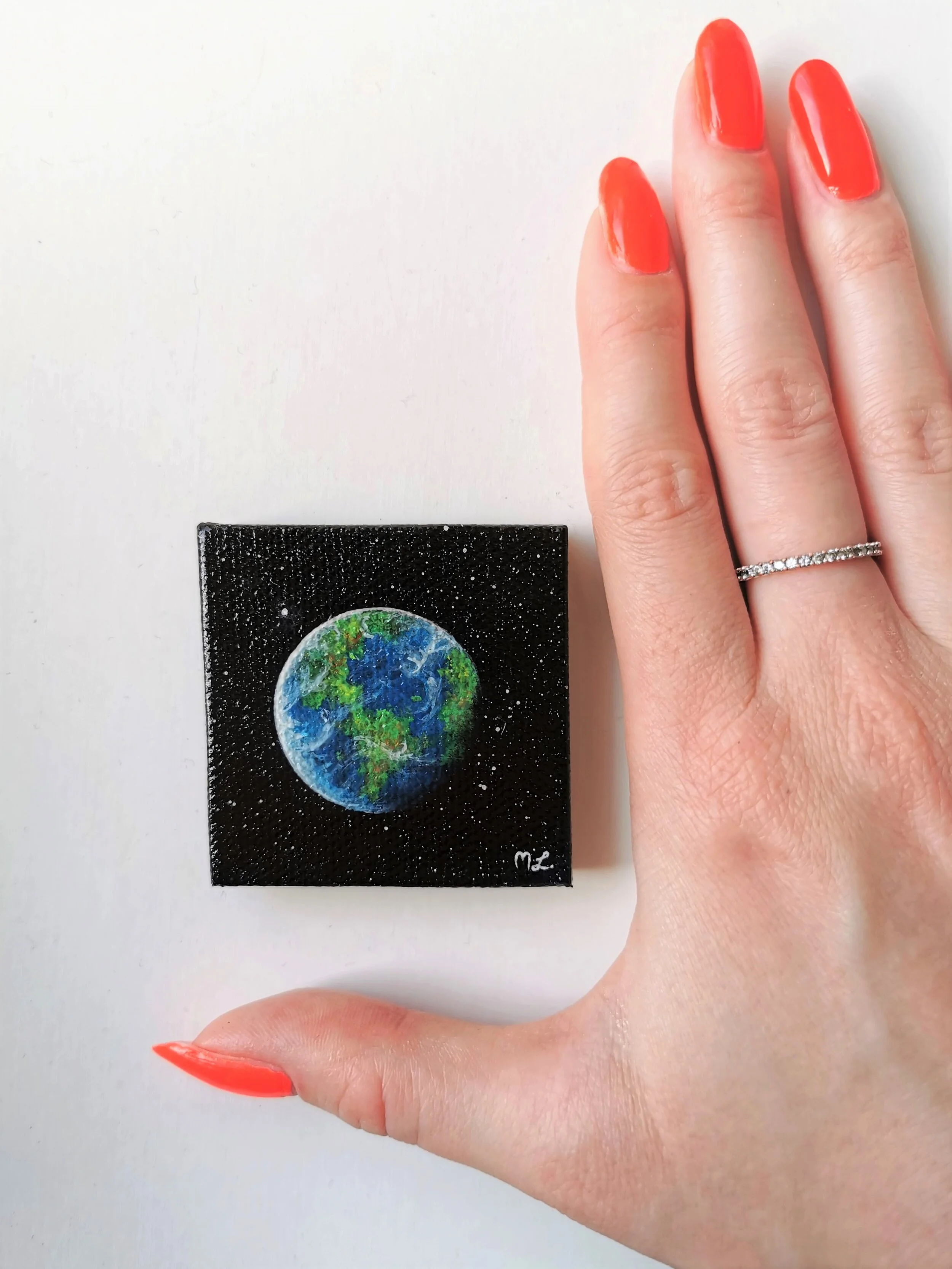 The Earth, 2x2 inch, acrylic.jpg