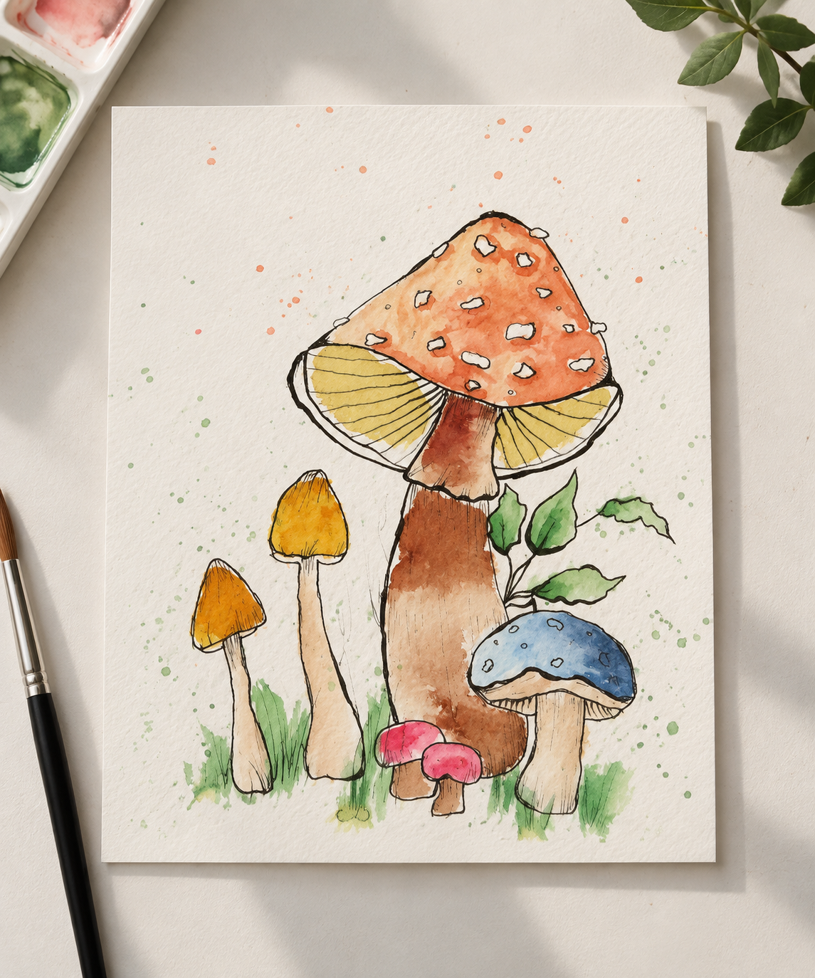 A Little Magic | Watercolor Print | 5×7