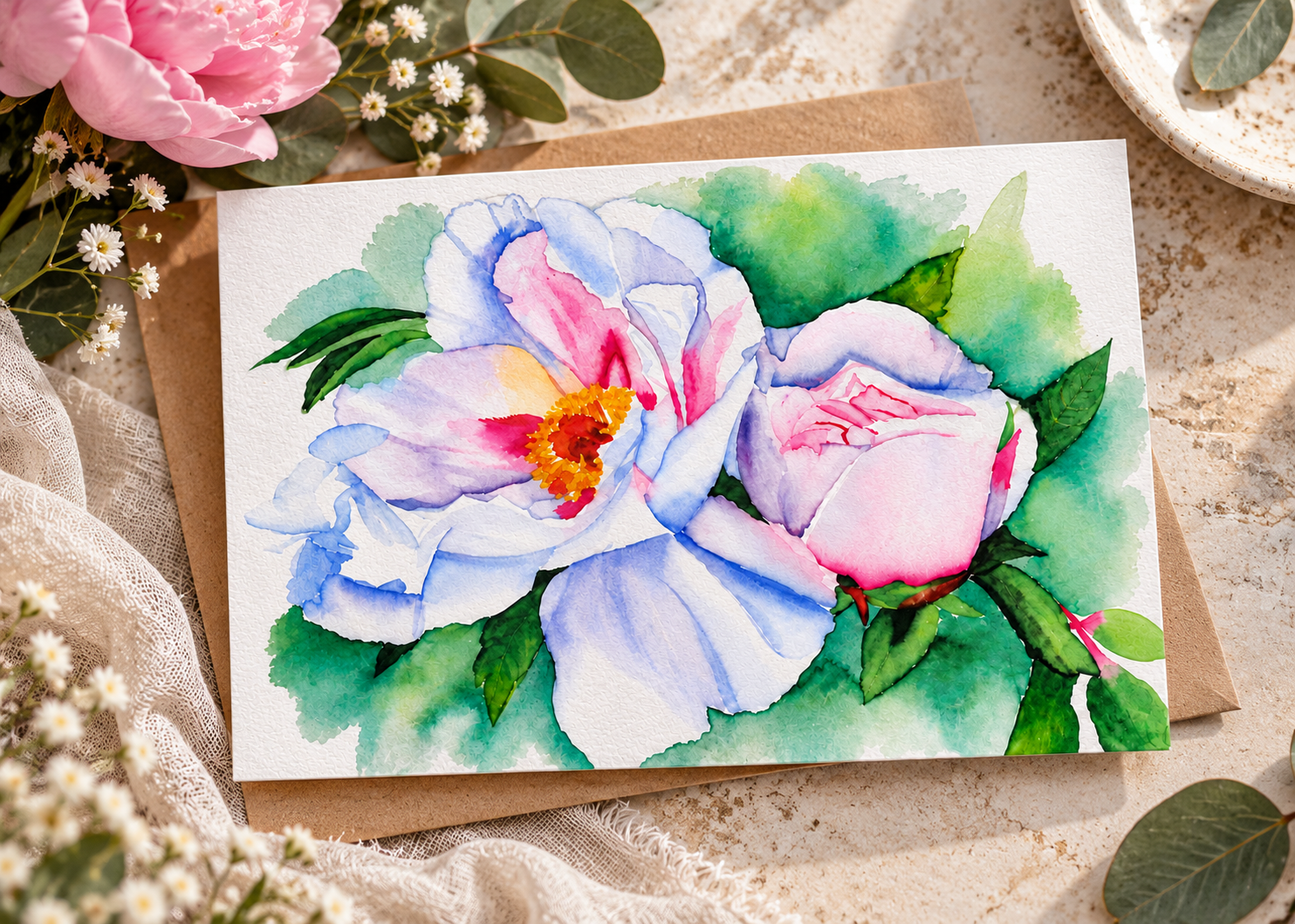 Garden Afterglow | Greeting Card | 5x7
