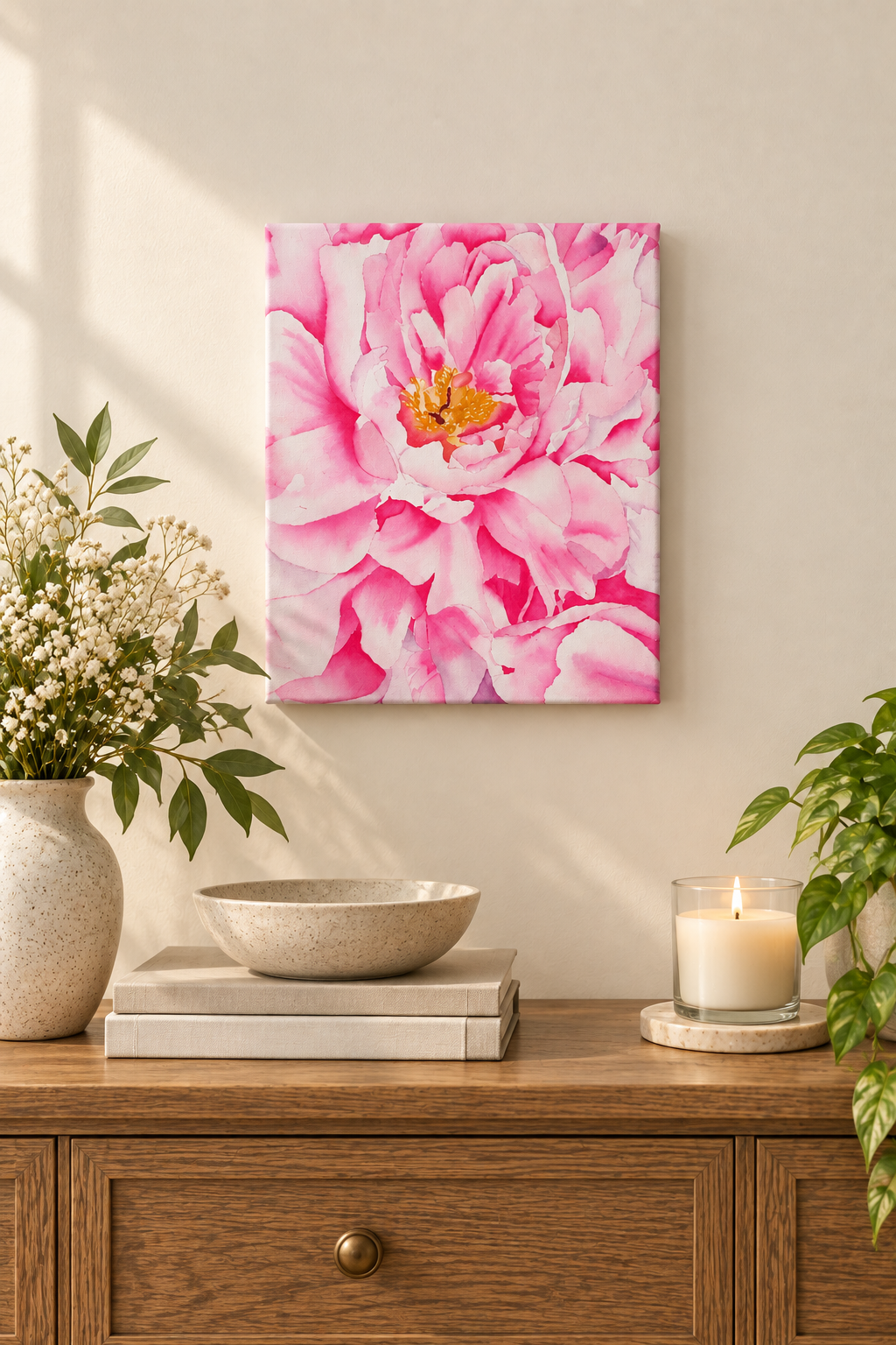Petals Upon Petals | Acrylic Canvas Print | 8x10