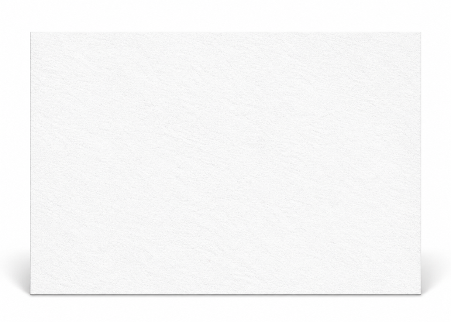 Back view of the 8x10 white mat containing the 5x7 Blushing Peony watercolor floral print.
