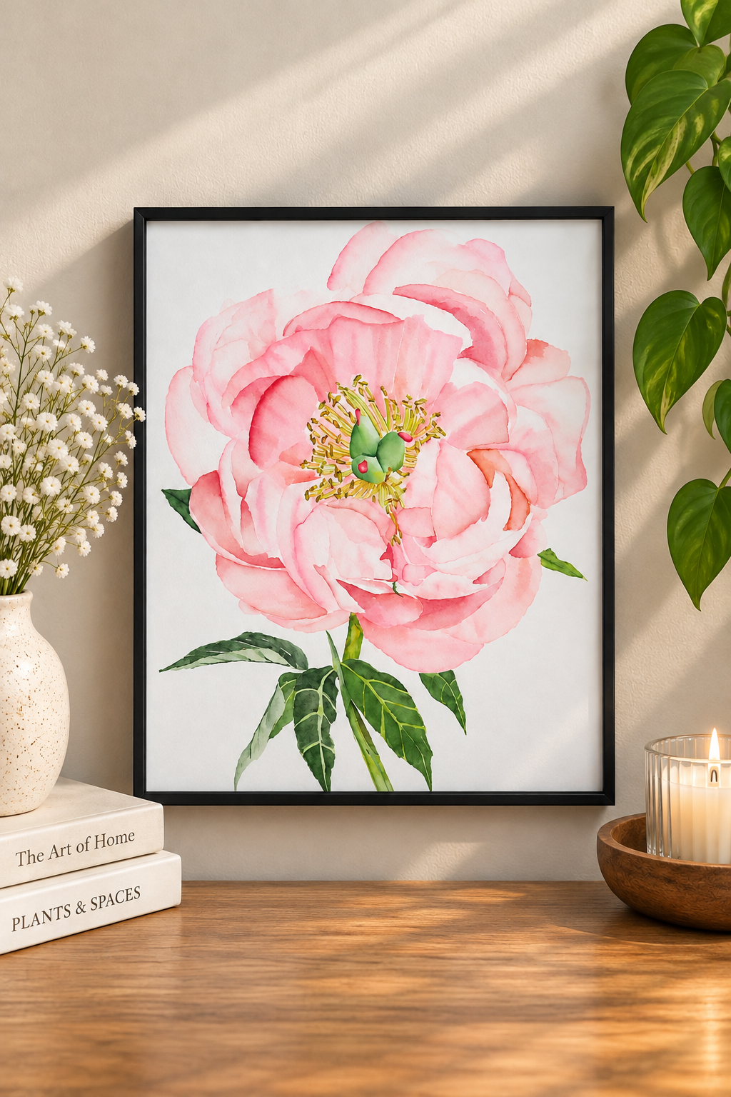 Pretty in Peony | Framed Print