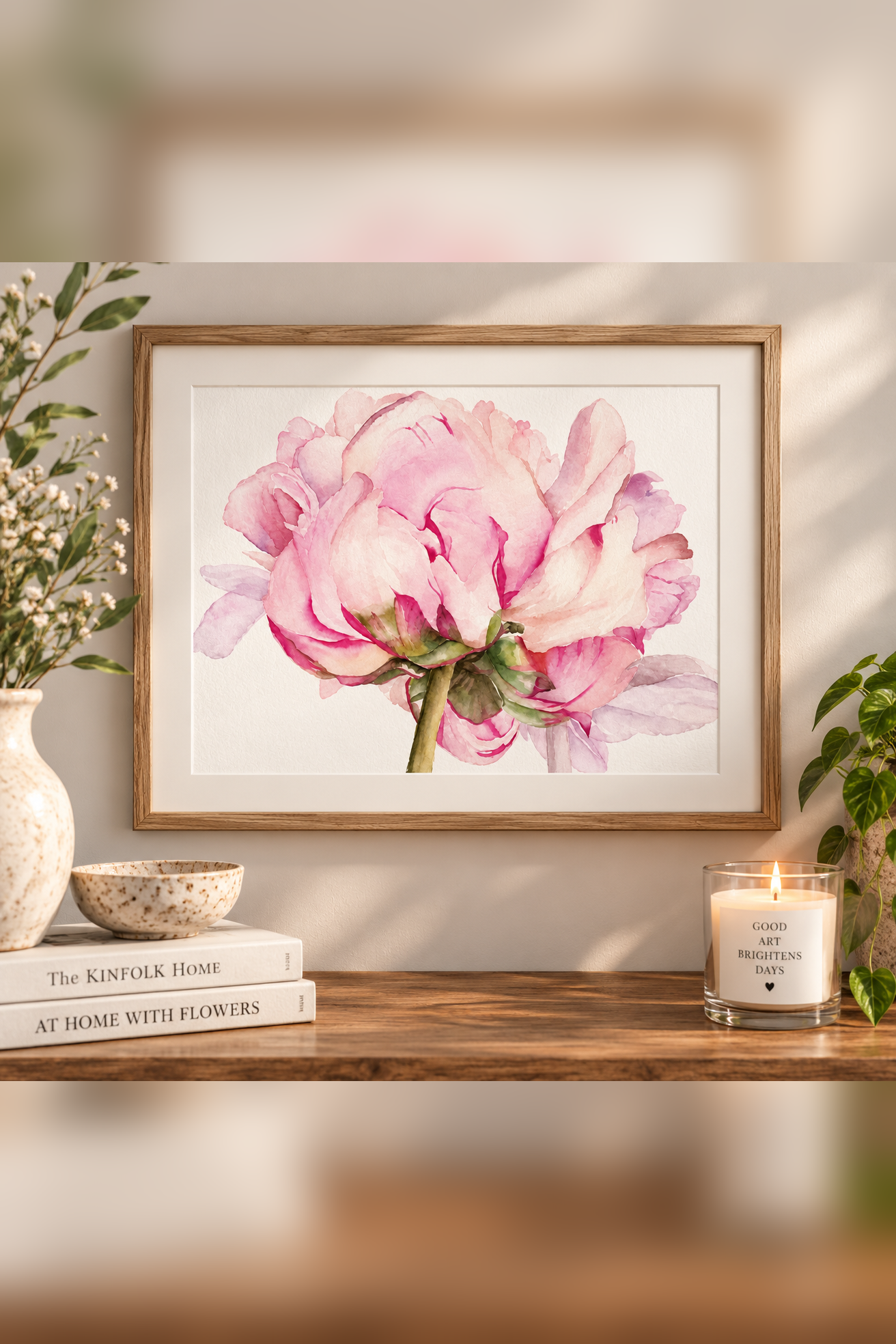 Blushing Peony | Print