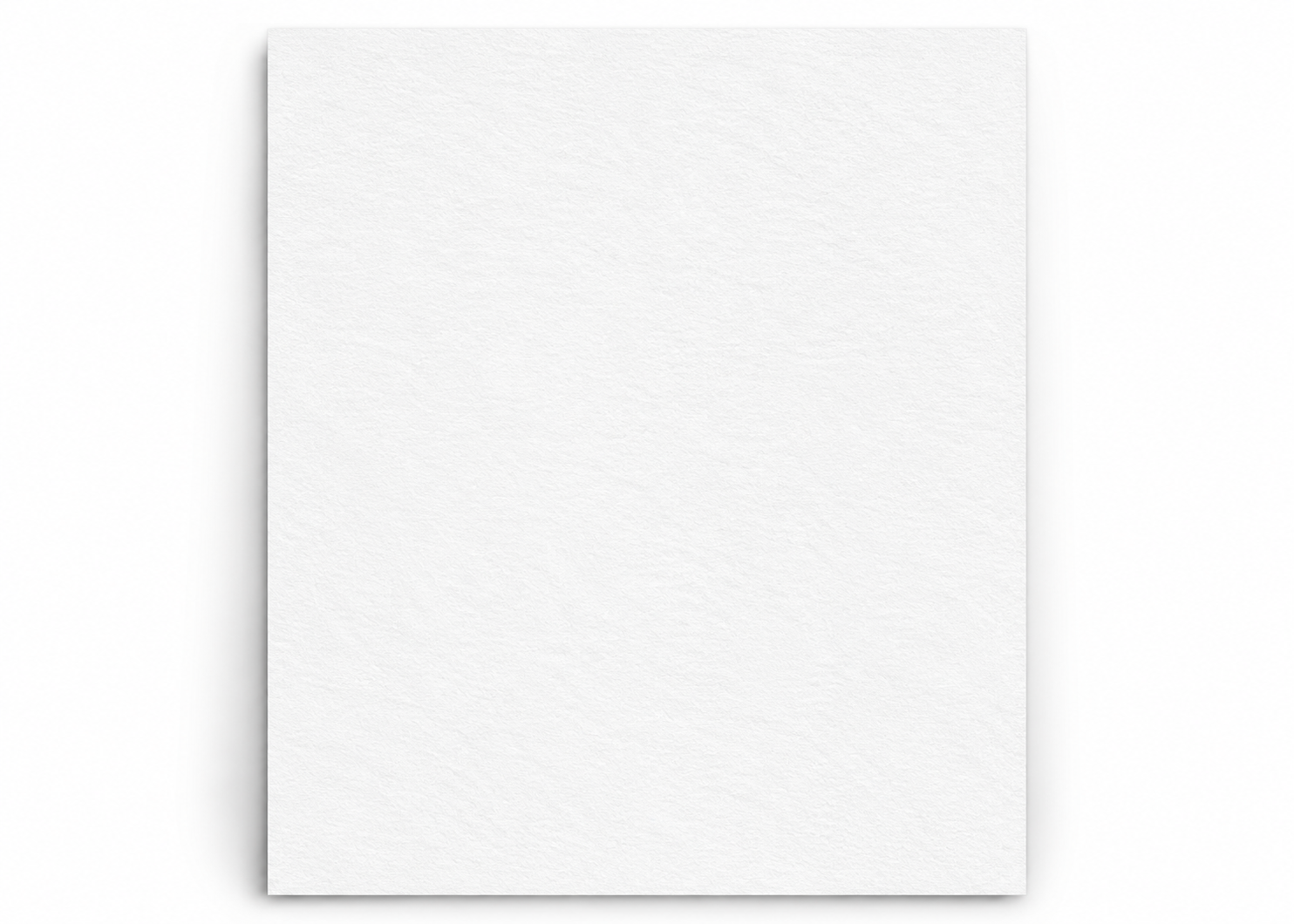 Back view of the Petals Upon Petals 5×7 watercolor art print presented in an 8×10 white mat.