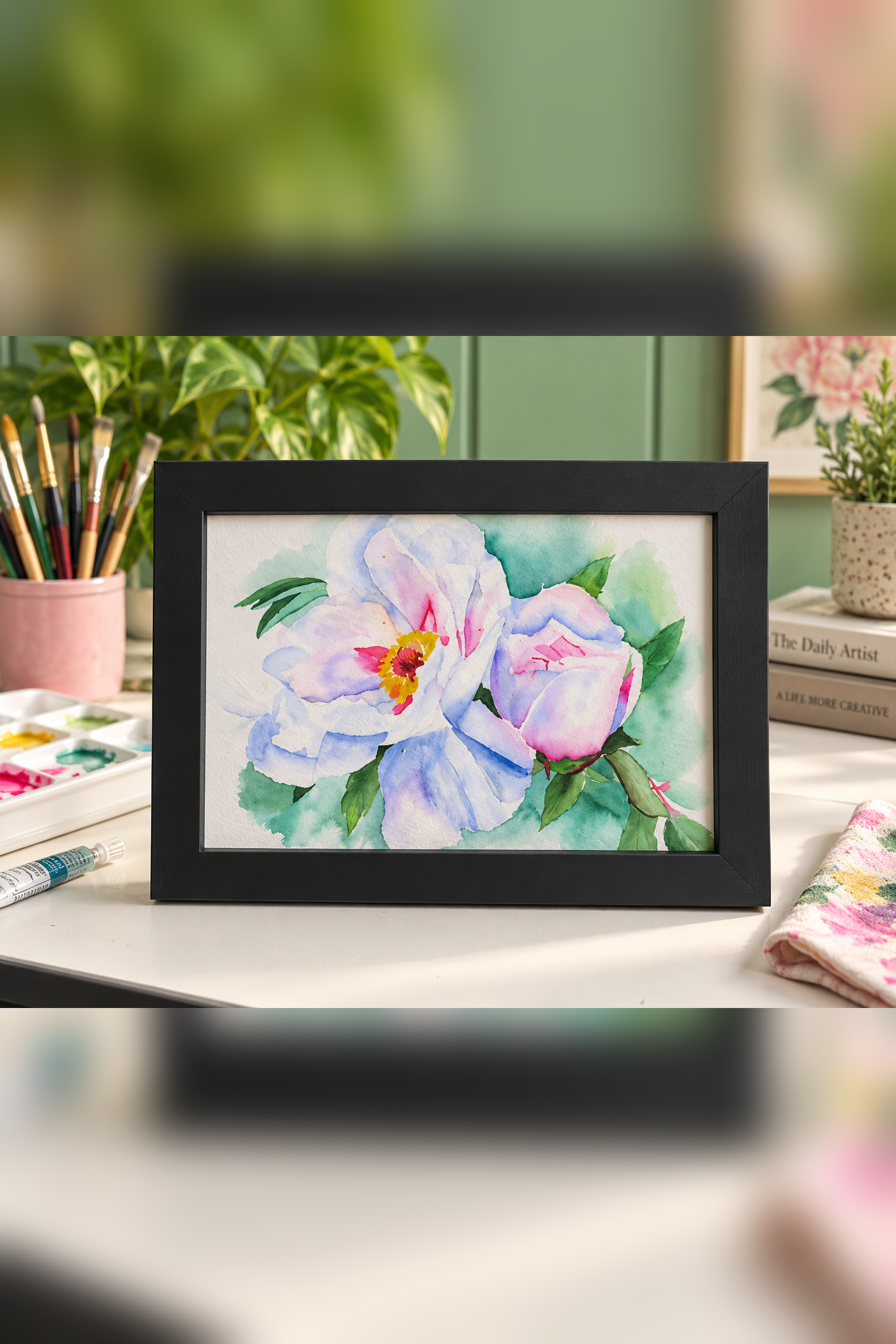 Garden Afterglow | Framed Print